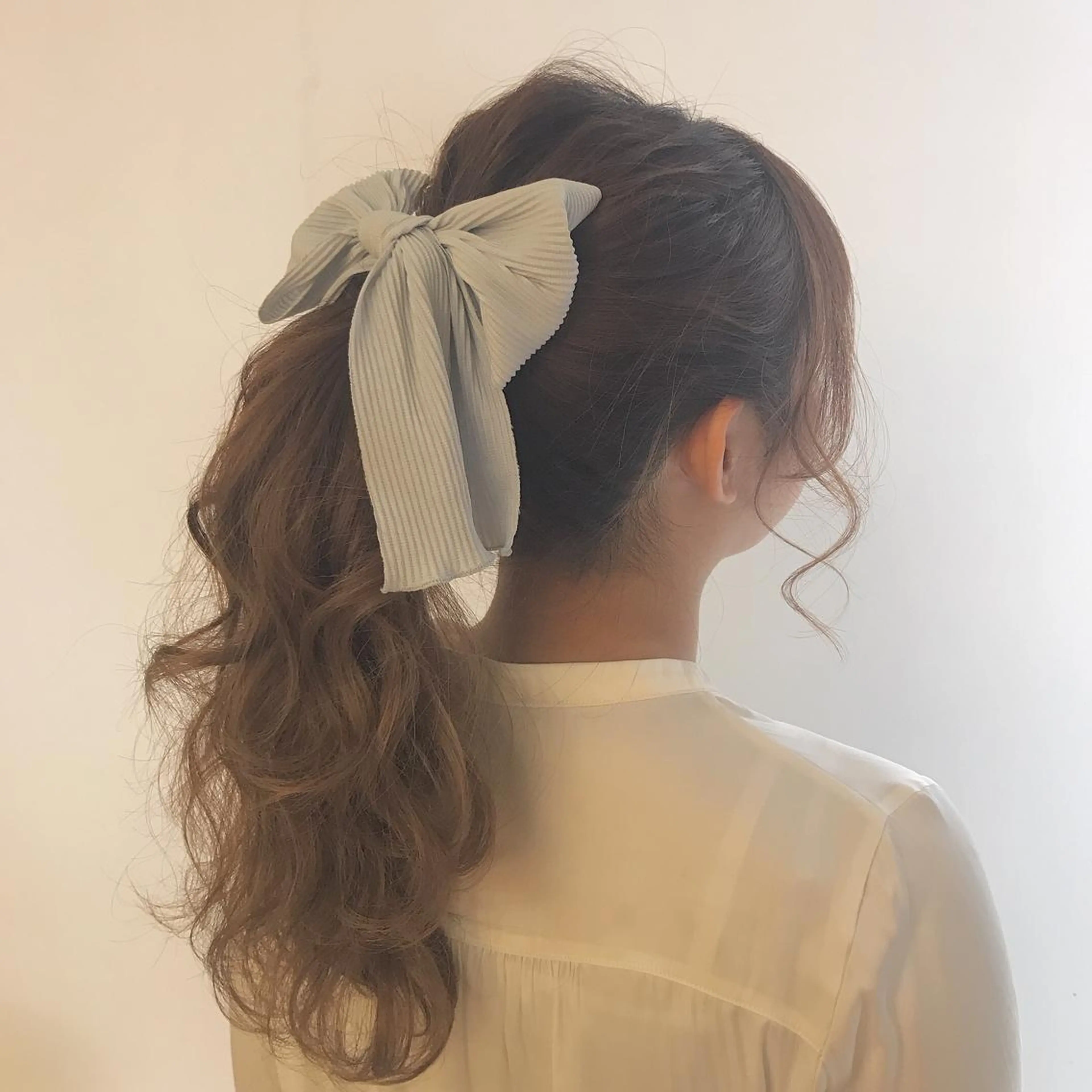 ヘアアレンジ ポニーテール ヘアセット 顔まわり‎🤍小顔 カット🤍みさきのヘアスタイル