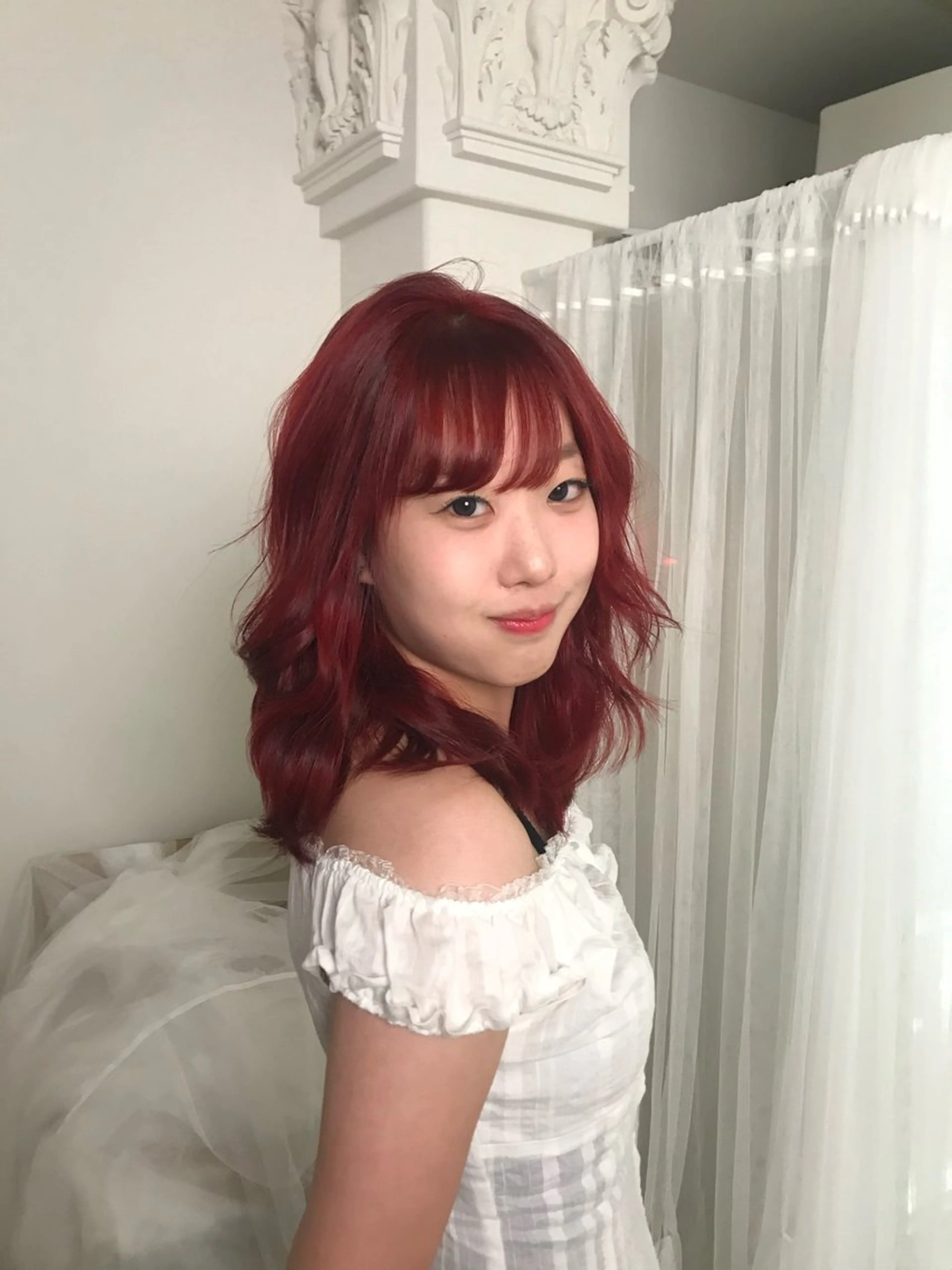 セミロング カラー HARUNA/原宿/ デザイン/カットのヘアスタイル