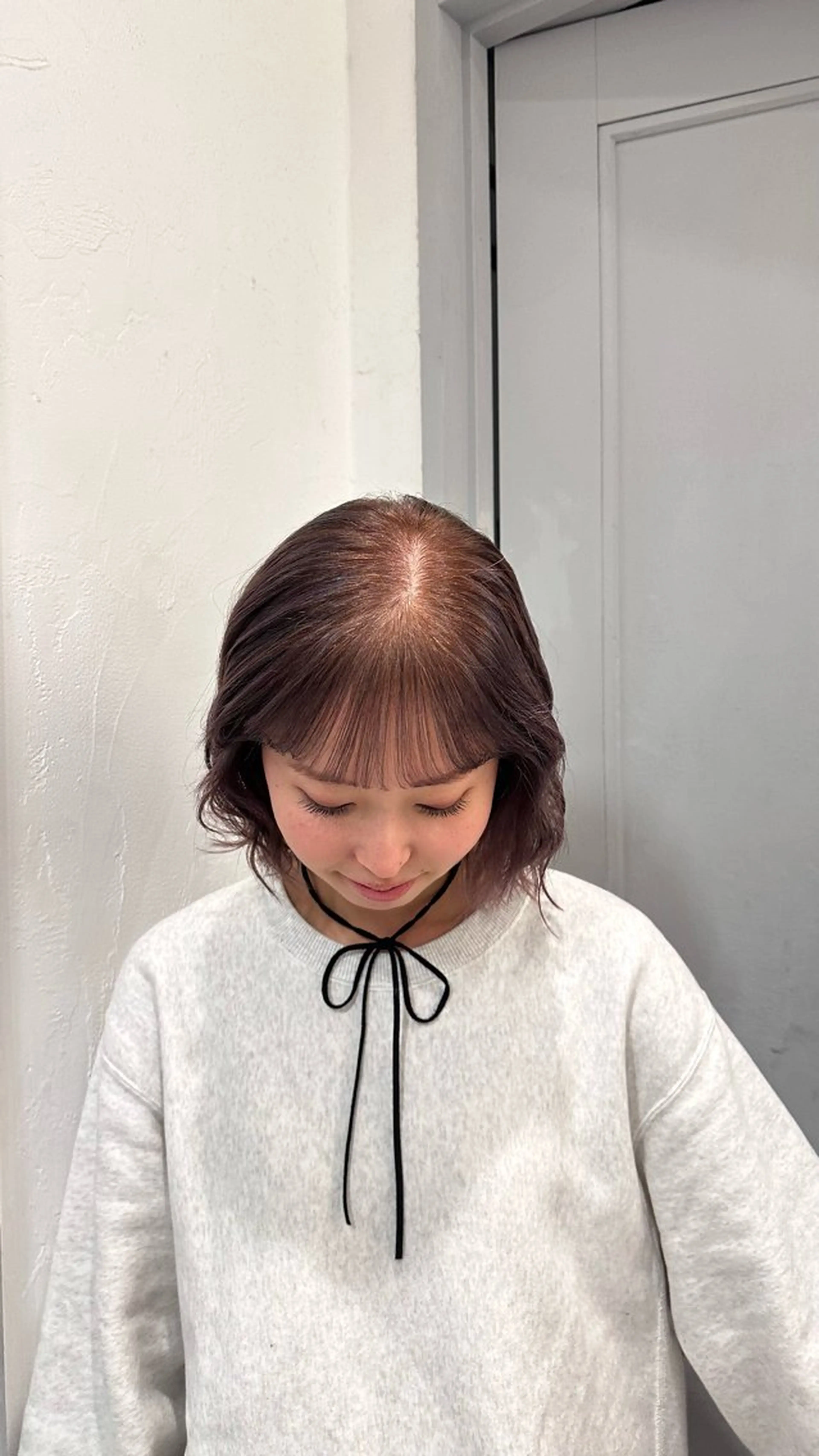 ショート カラー ヘアアレンジ ヘアカラー トリートメント Lomalia Rukaのヘアスタイル