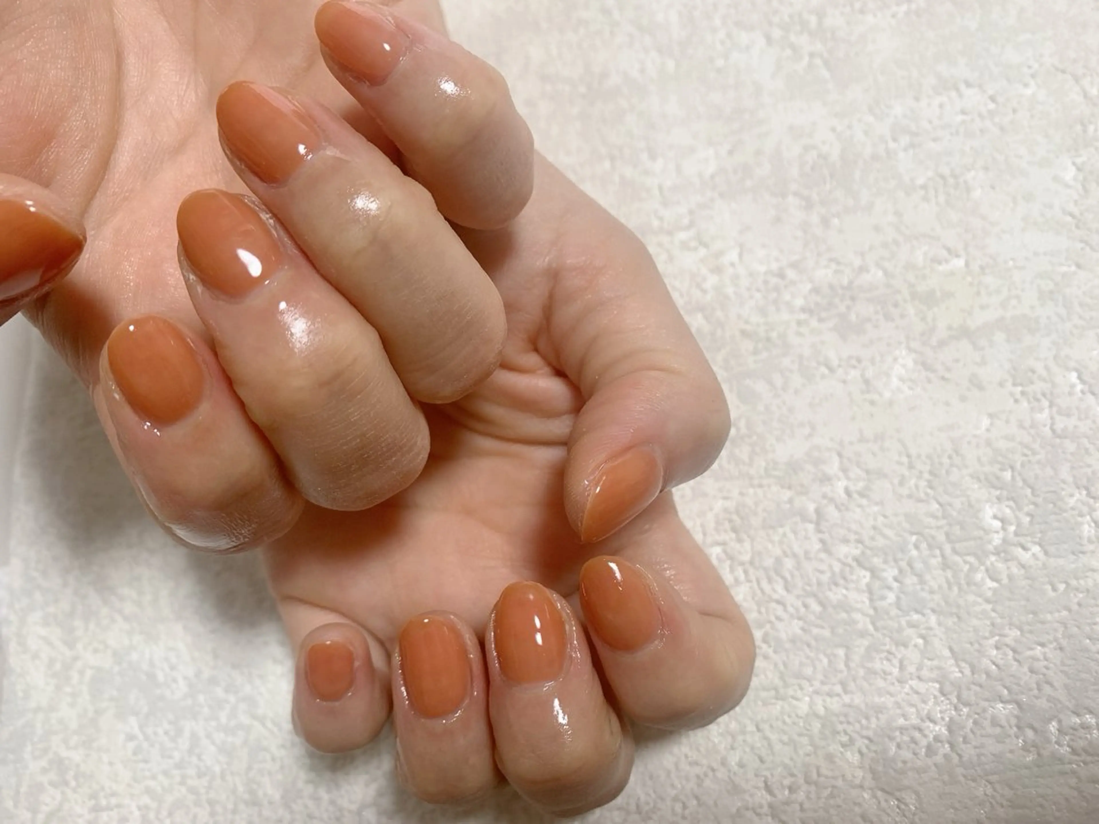 ネイル ジェルネイル メンズネイル ワンカラーネイル パラジェル 春ネイル kiki nail たまプラーザのネイルデザイン