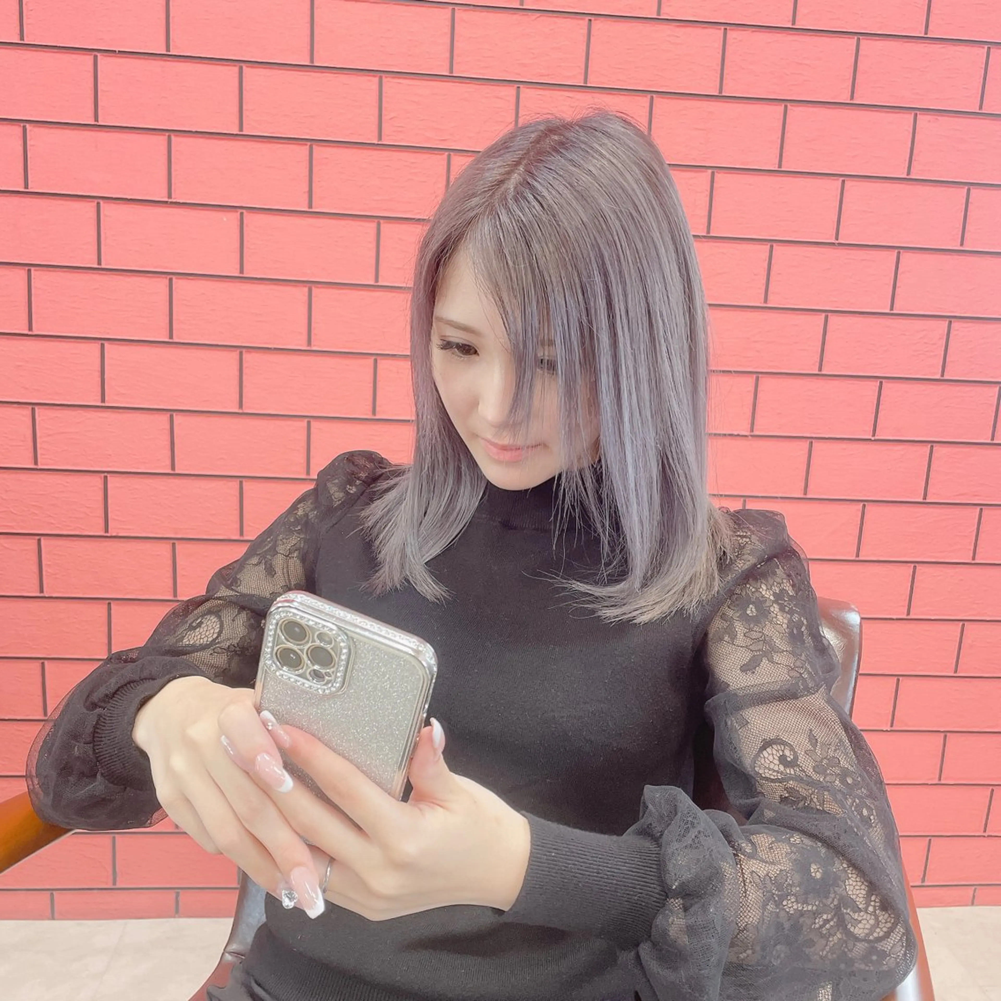 セミロング カラー バレイヤージュ ブリーチ ケアブリーチ ダブルカラー イヤリングカラー ヘアカラー トリートメント デザインカラー 髪質改善Lilithのその他イメージ