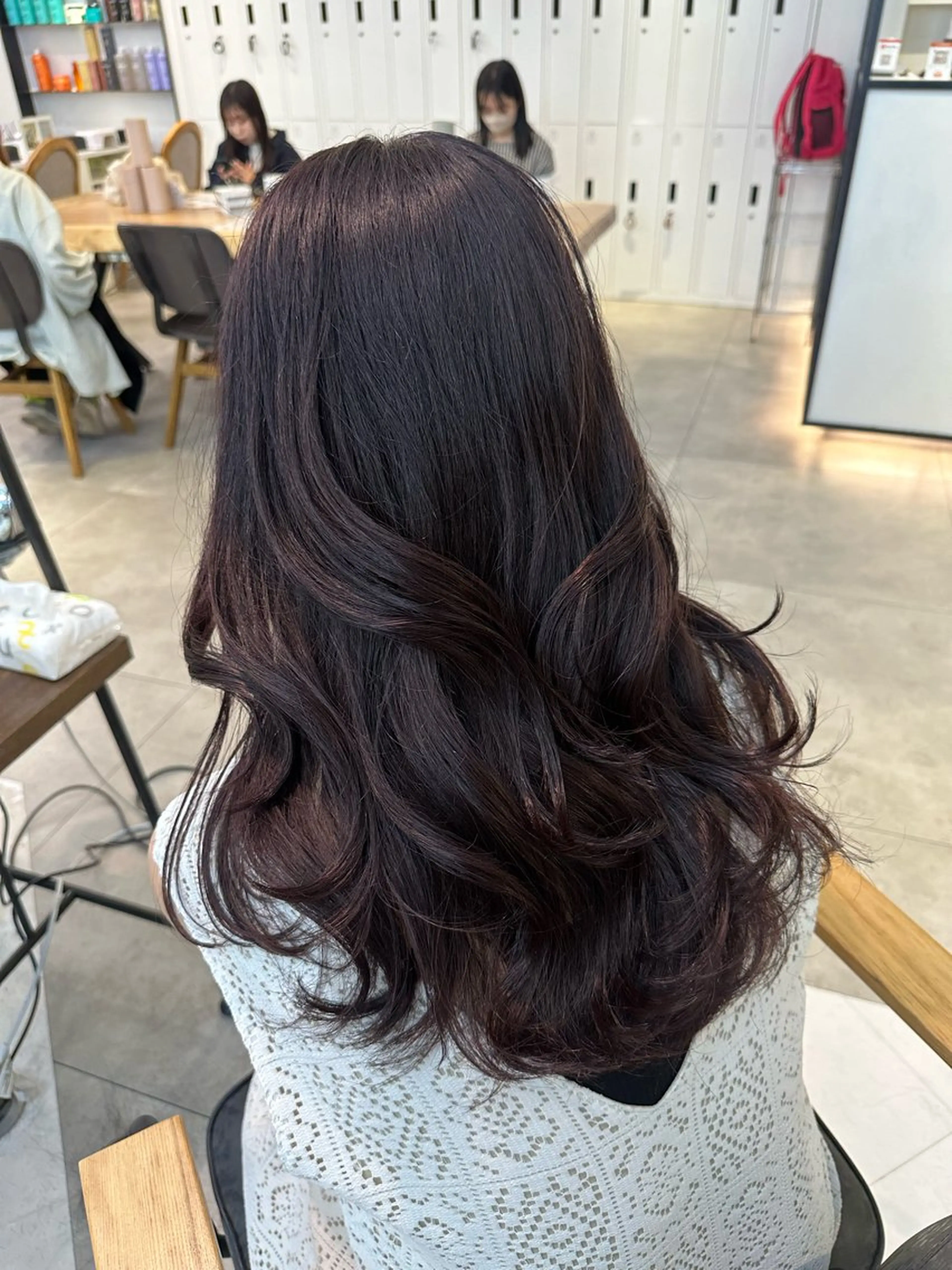 ロング カット ヘアカラー 🎀韓国レイヤー特化 🎀ベージュ/ミクのヘアスタイル