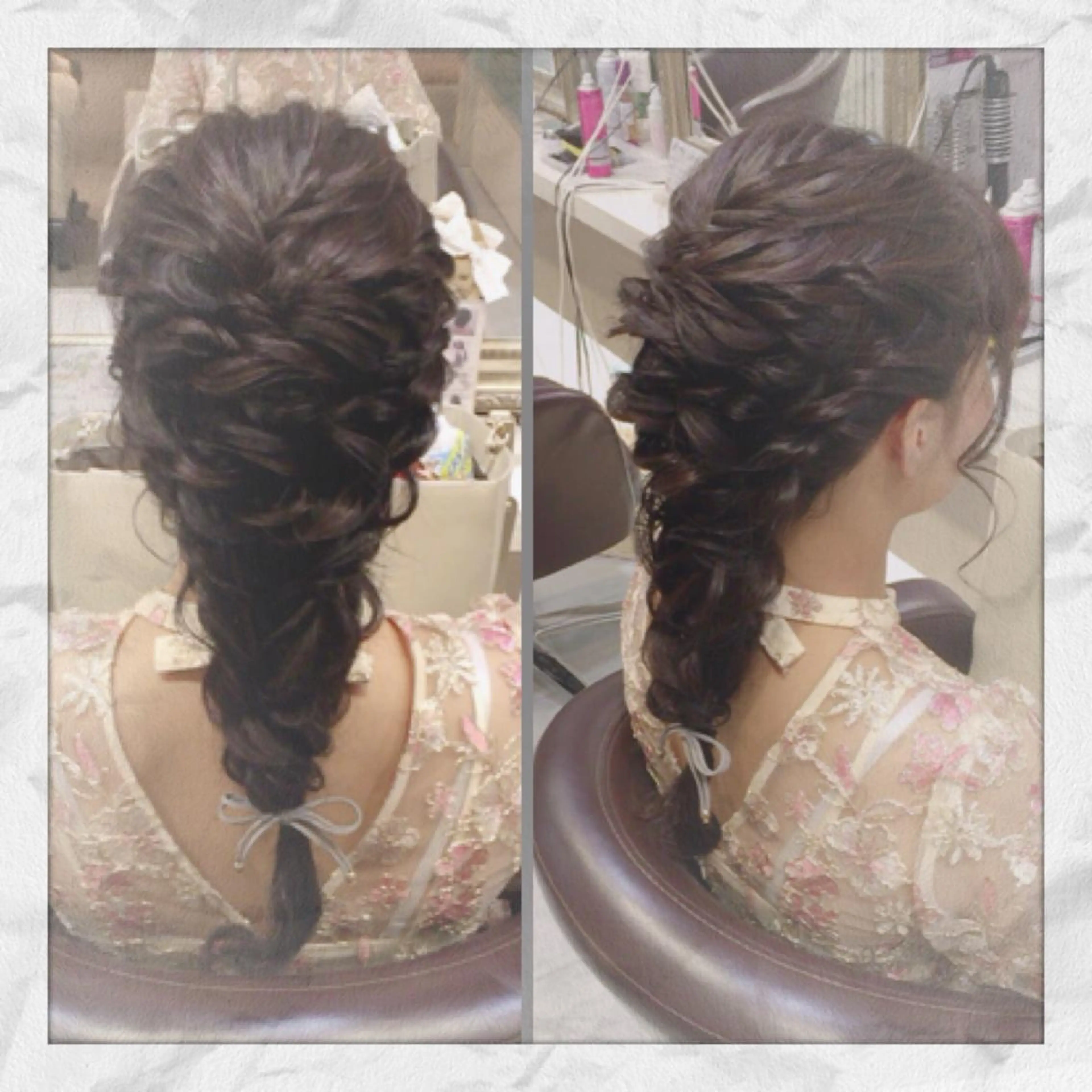 ロング ヘアアレンジ ヘアセット ヘアセット/着付け 𓇼 松本 夏美𓇼のヘアスタイル