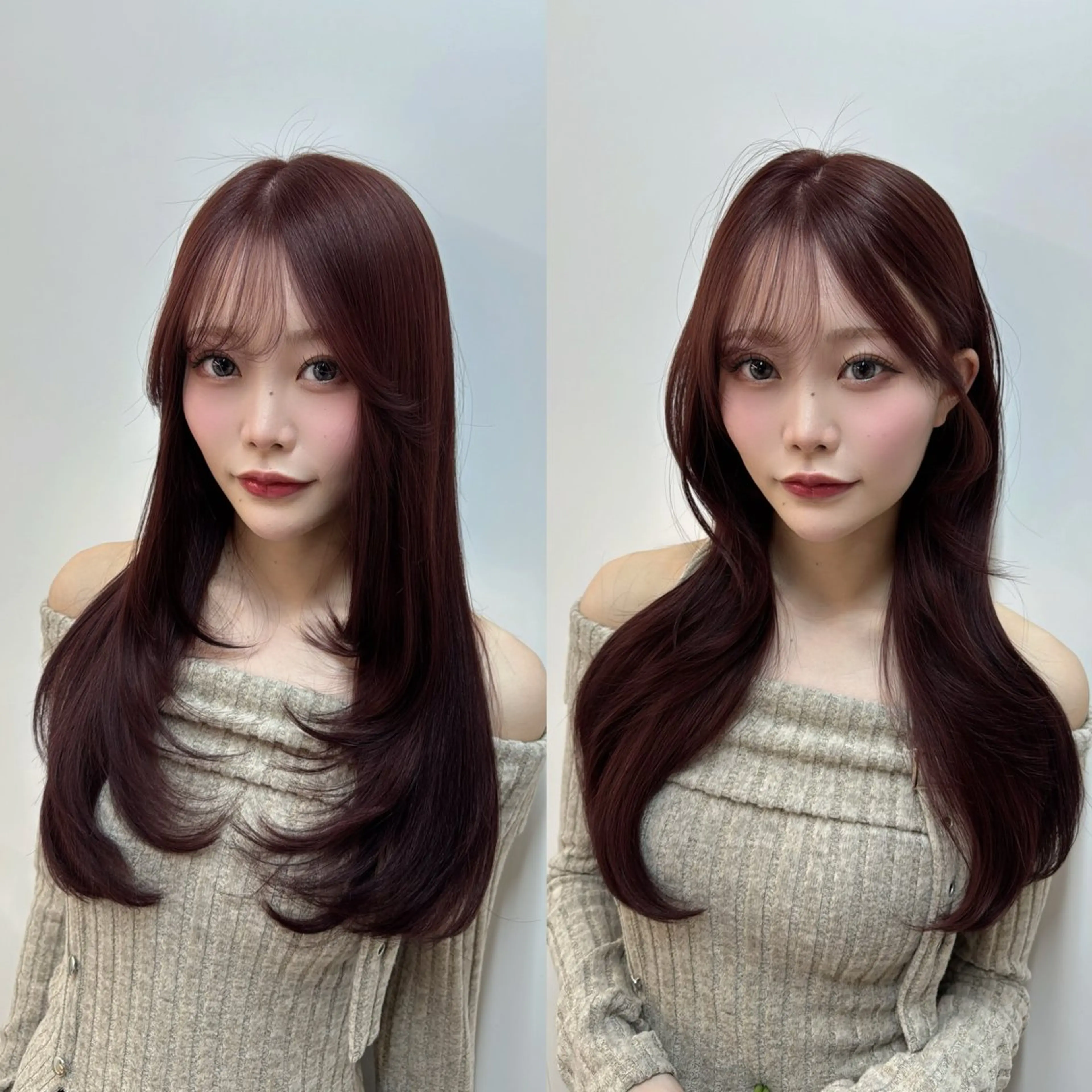 ロング レイヤーカット/ 艶カラー/山内一暉のヘアスタイル