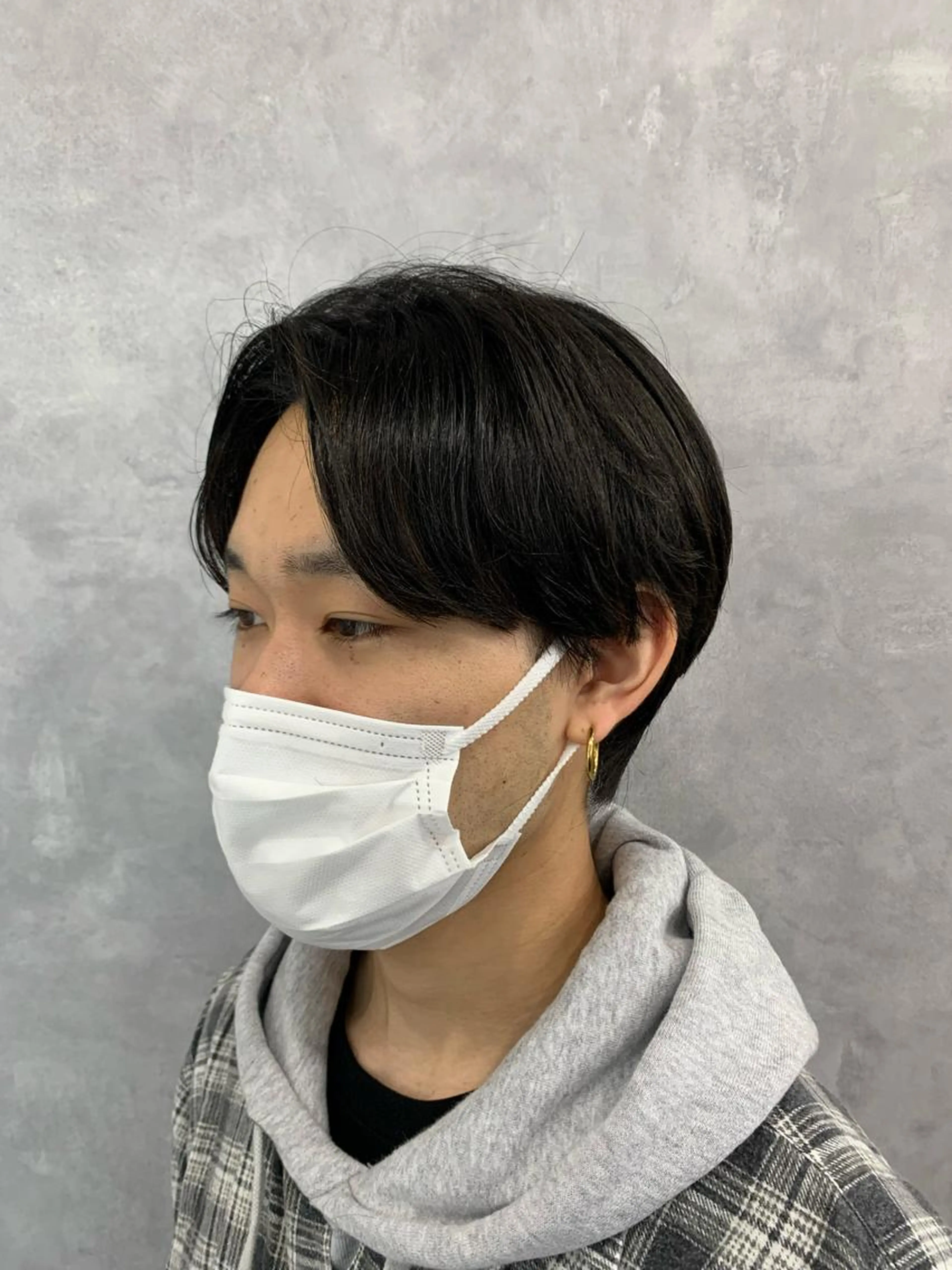 メンズカット＋眉カット＋炭酸スキャルプフォームの写真