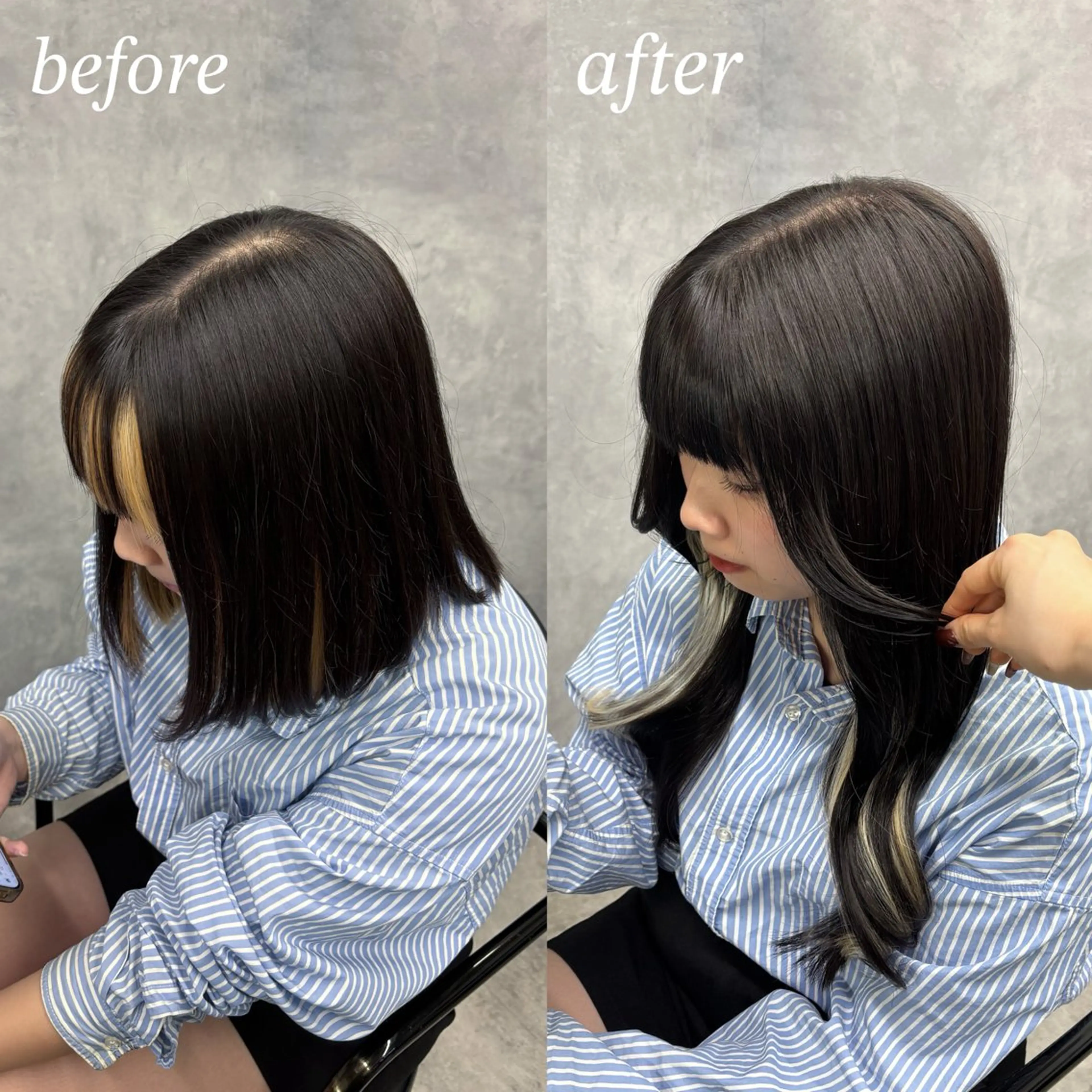 ロング カラー エクステ&"盛れる" 艶髪✨SYURIのヘアスタイル