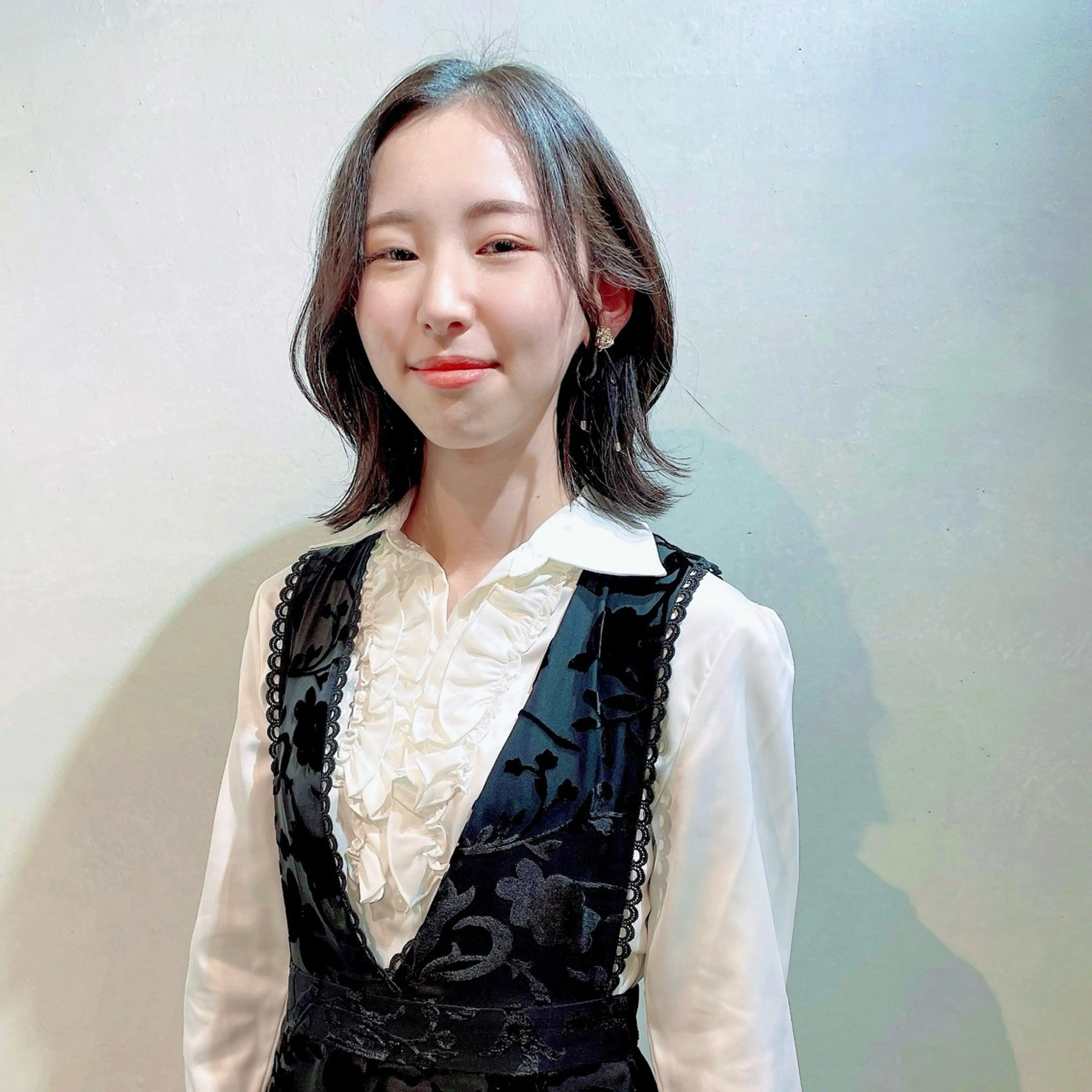 ミディアム ボブ くびれヘア mizuki/ レイヤー/四条烏丸のヘアスタイル