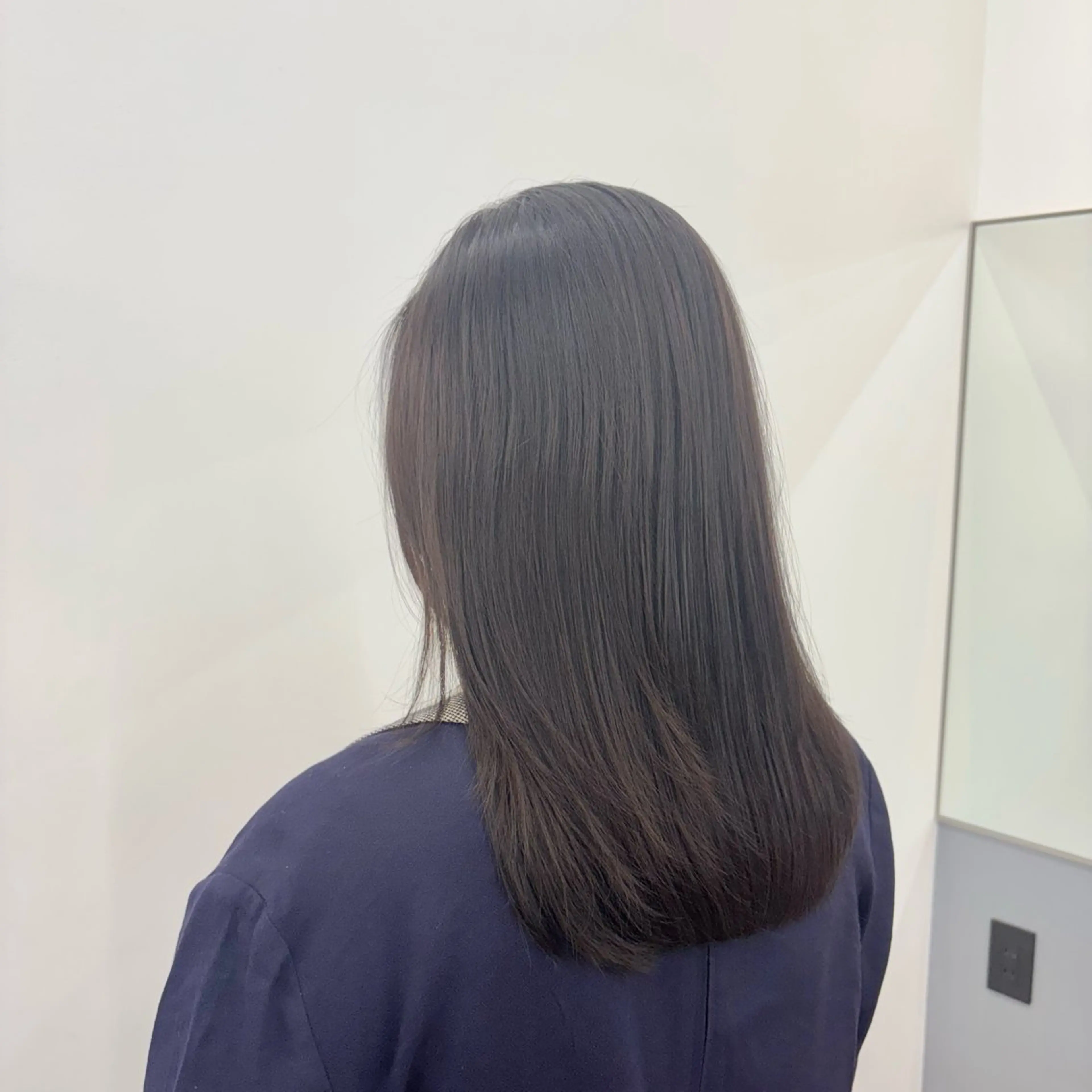 セミロング カラー ヘアカラー トリートメント 透明感/ベージュ/ 顔周り/yuna.のヘアスタイル