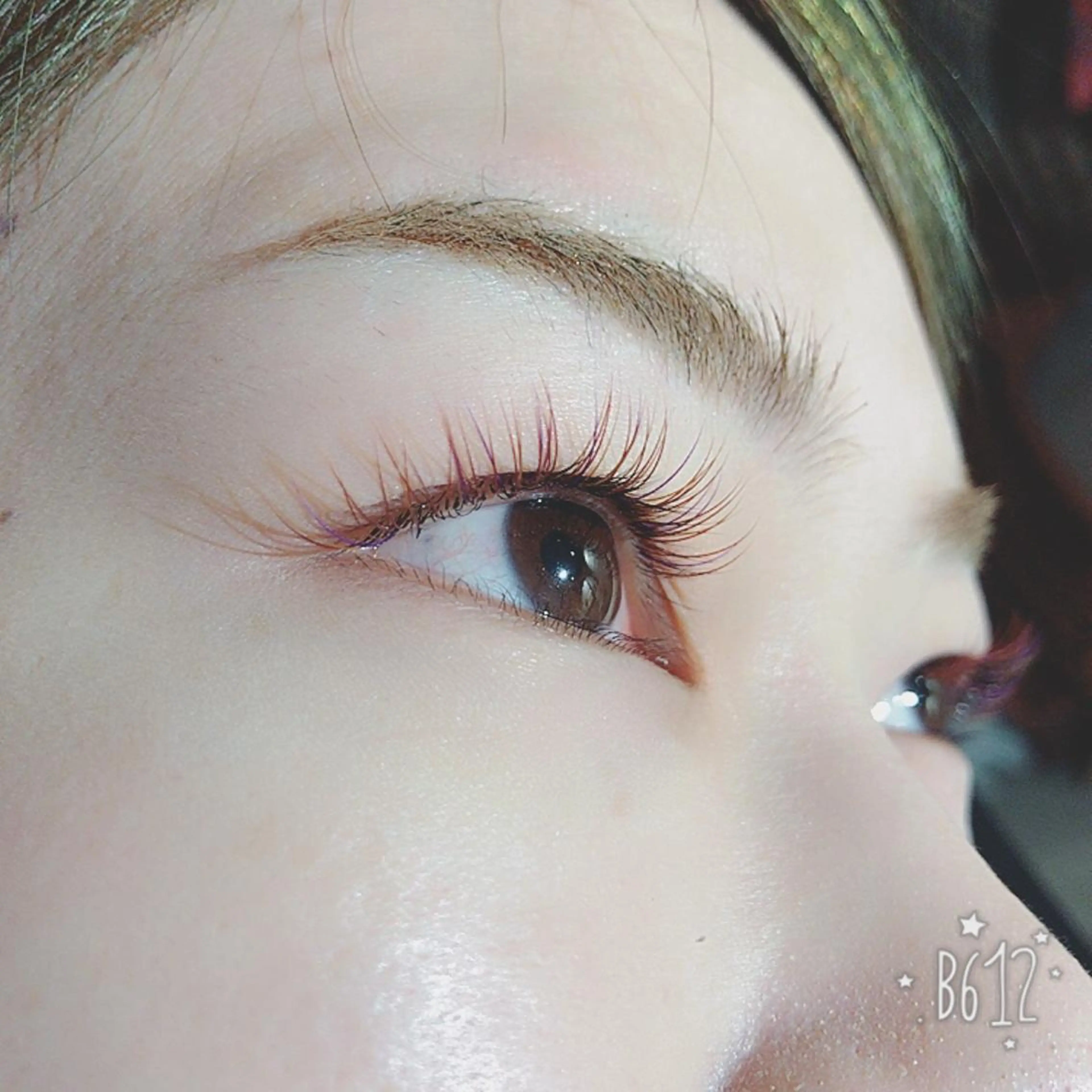 マツエク・マツパ カラーマツエク ナチュラル ANNE梅田 GRACE店所属・ANNE chizuのマツエク・マツパデザイン