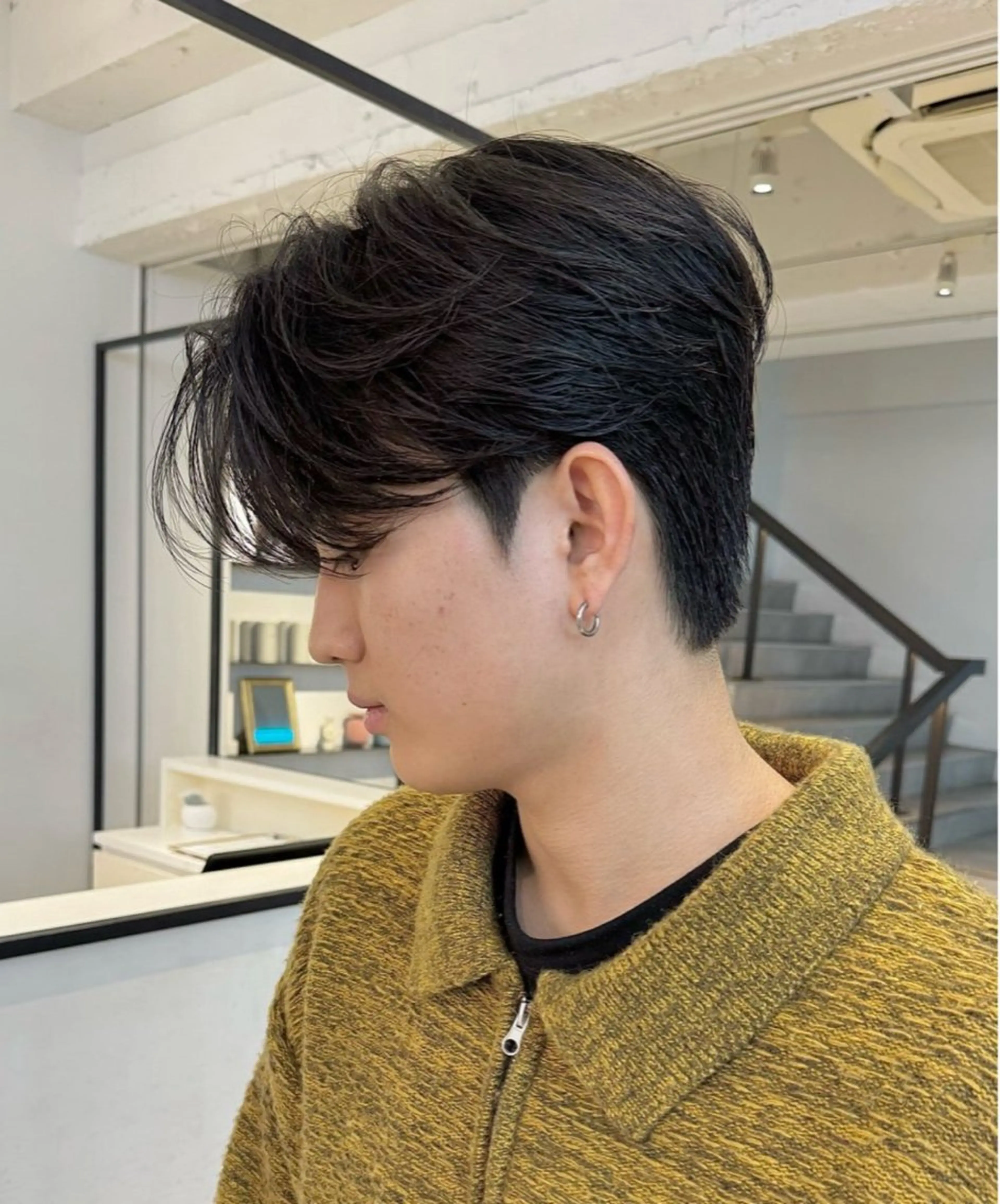 パーマ メンズ カット パーマ ハイトーン/パーマ/ メンズ / 櫻本🌐のヘアスタイル