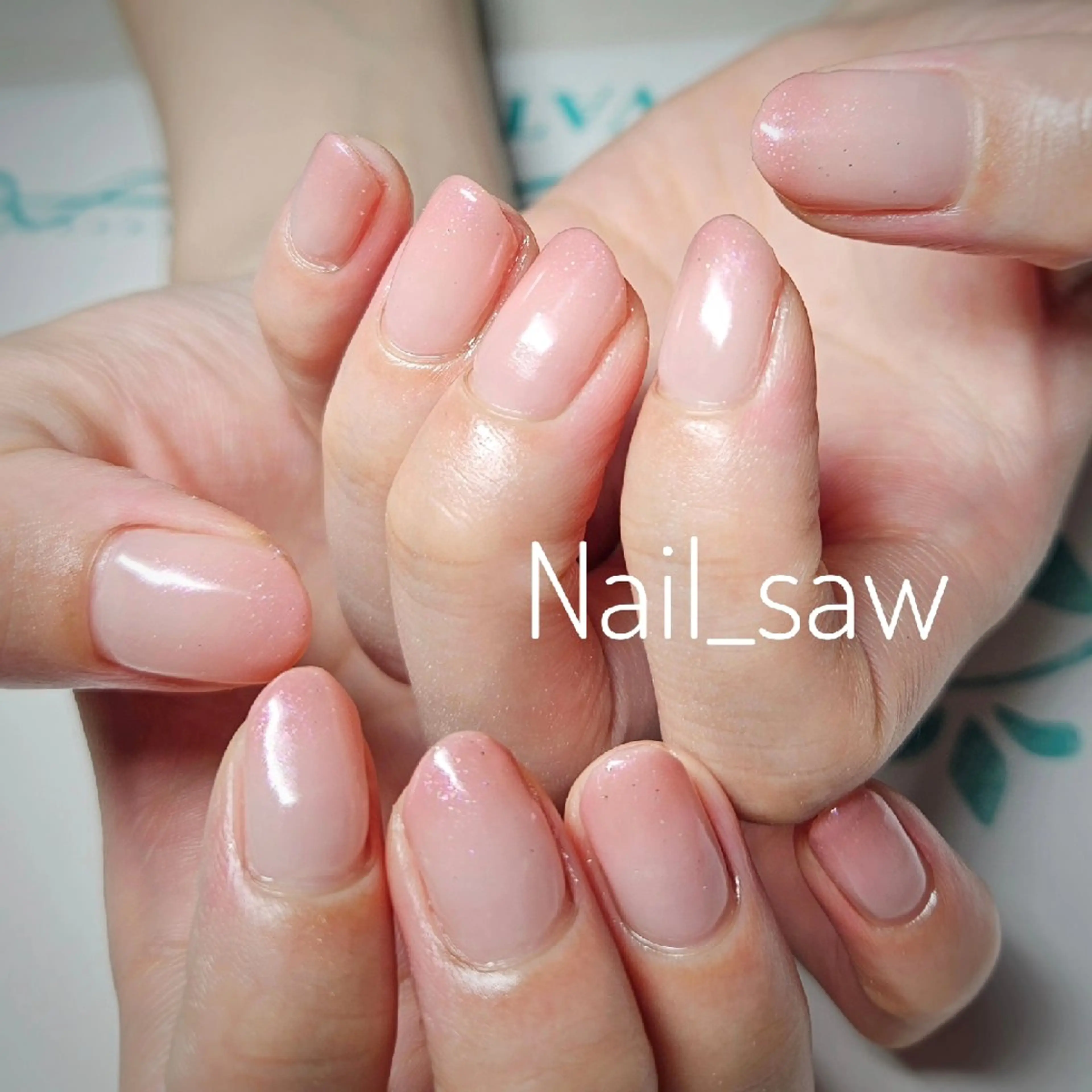 ネイル グラデーション ラメ(グリッター) ハンドネイル Y. Saoriのネイルデザイン