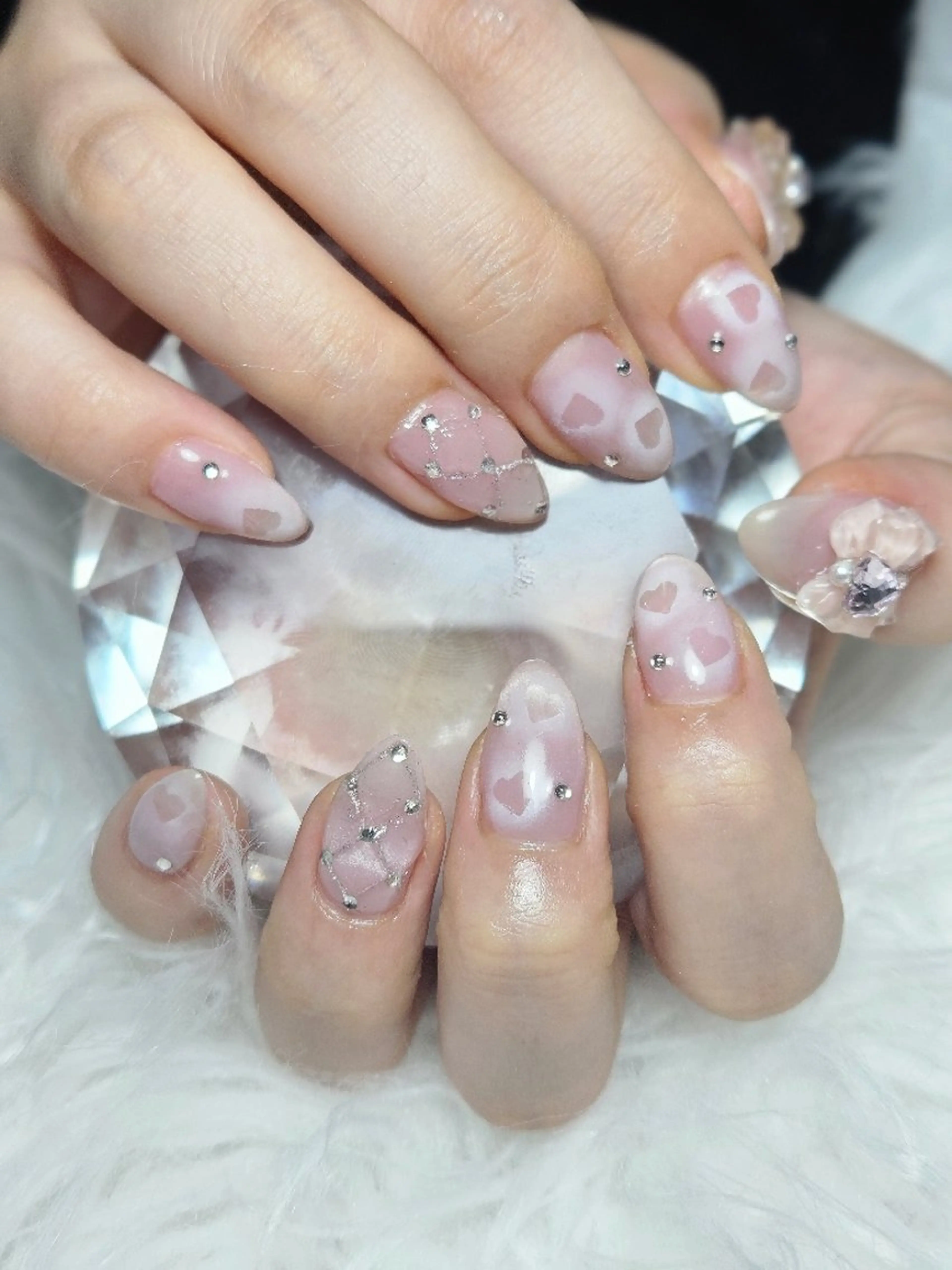 ネイル ハンドネイル 京免 もものネイルデザイン