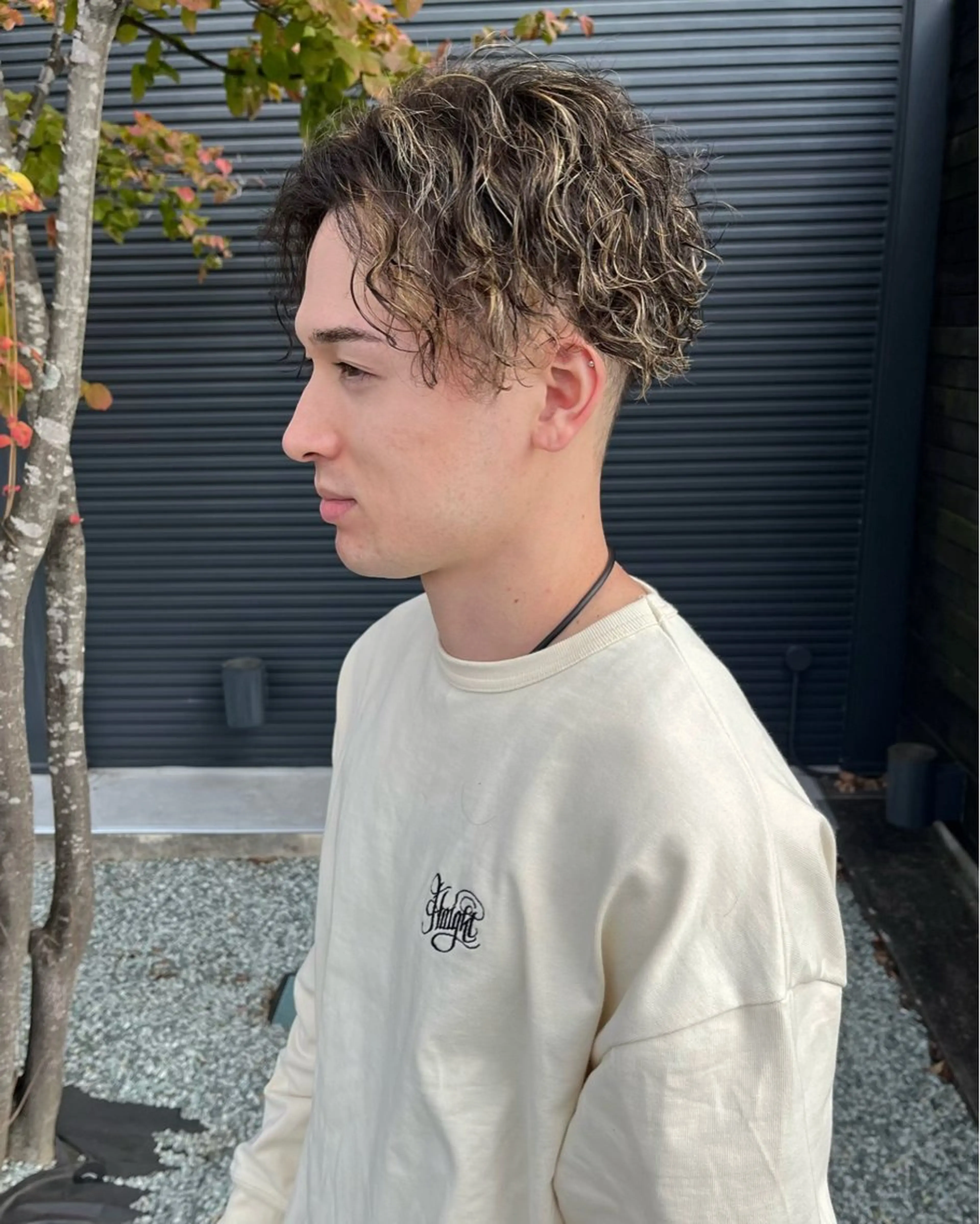 パーマ メンズ 波巻きパーマ カット パーマ TAKAHASHI REIKAのヘアスタイル