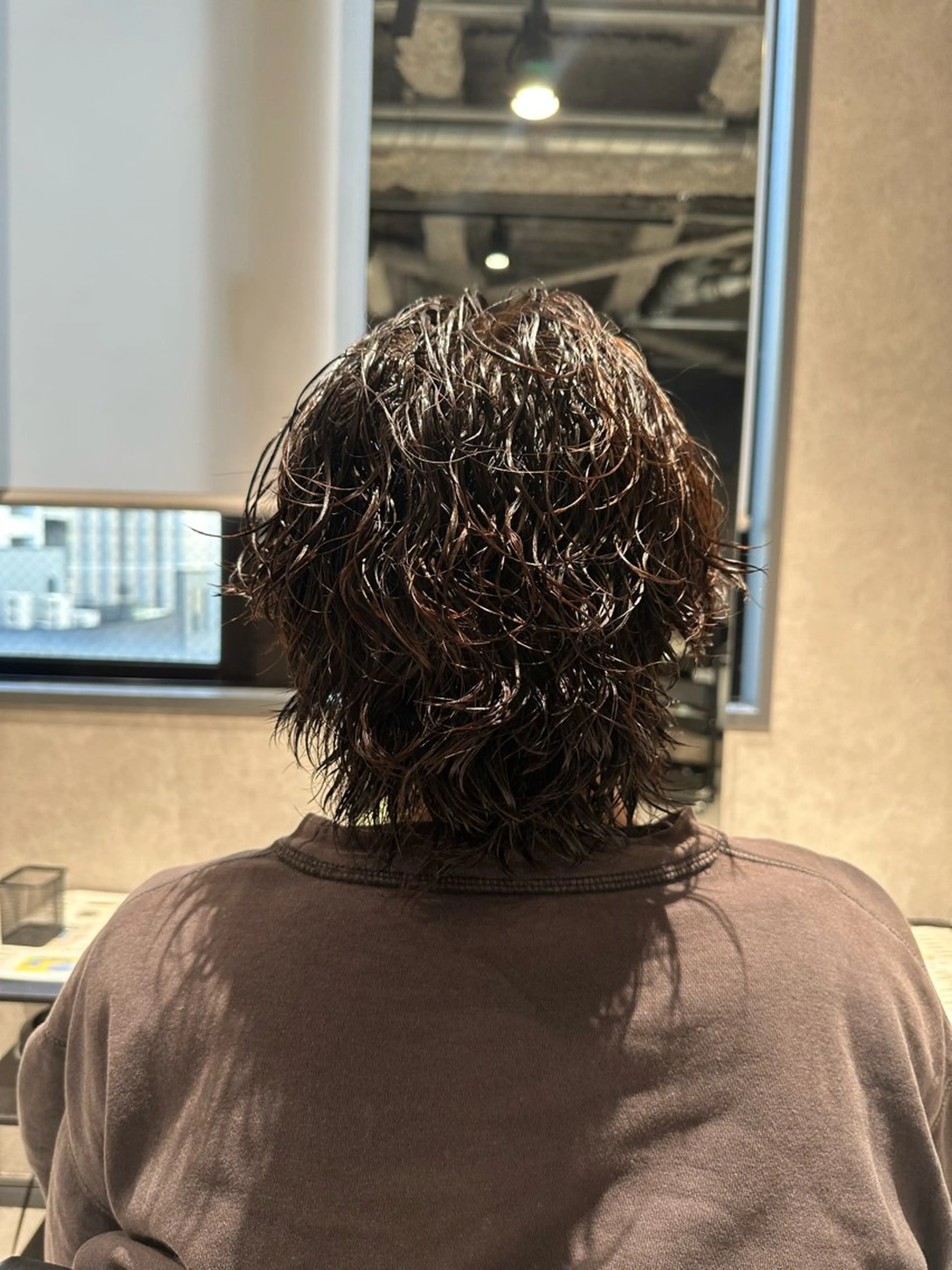 ミディアム パーマ ヘアアレンジ メンズ NEXT NEO所属・メンズヘア静岡 ✂︎Ryuheiのヘアスタイル
