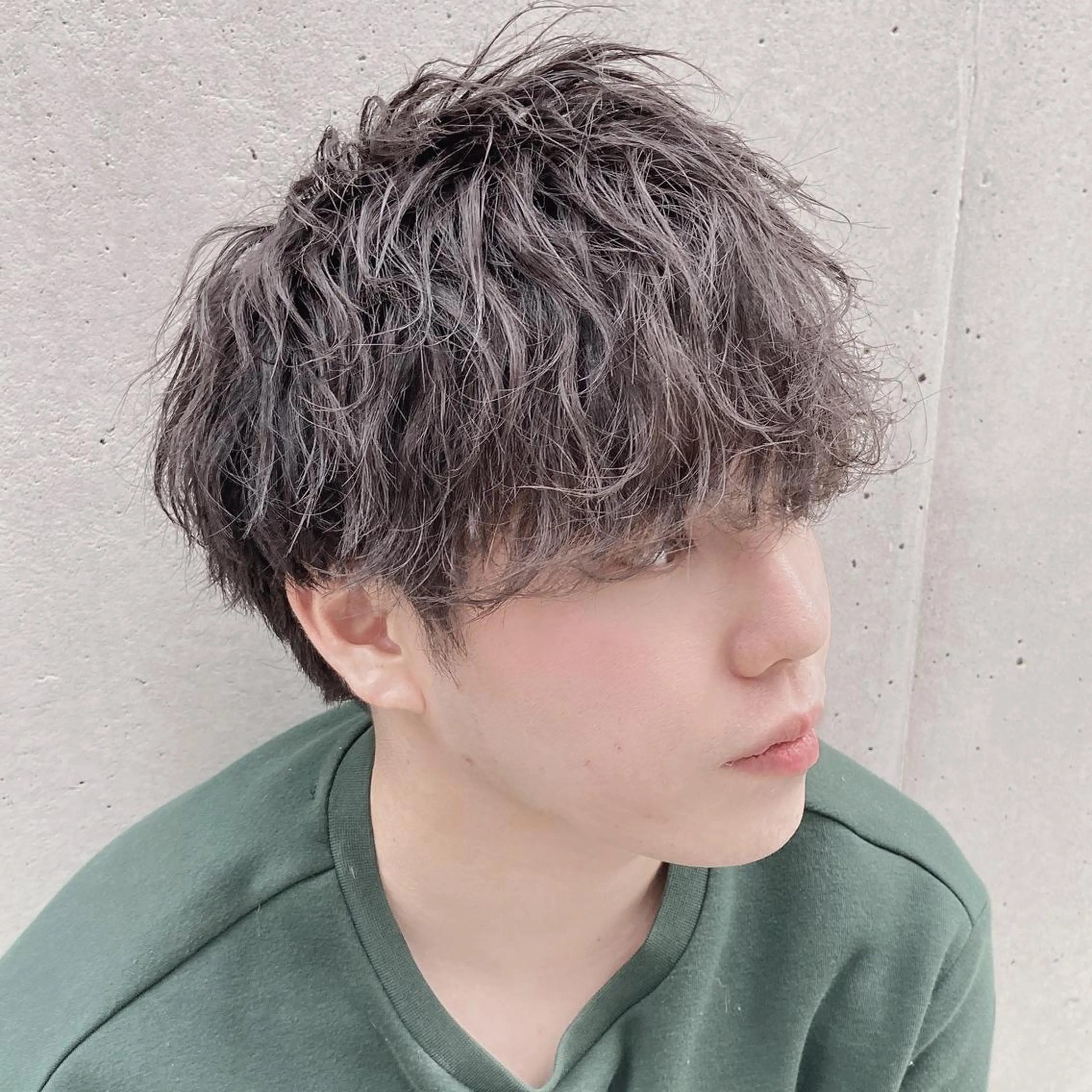 パーマ メンズ マッシュ カット パーマ トリートメント メンズ縮毛矯正 ♠️店長下平隼人のヘアスタイル