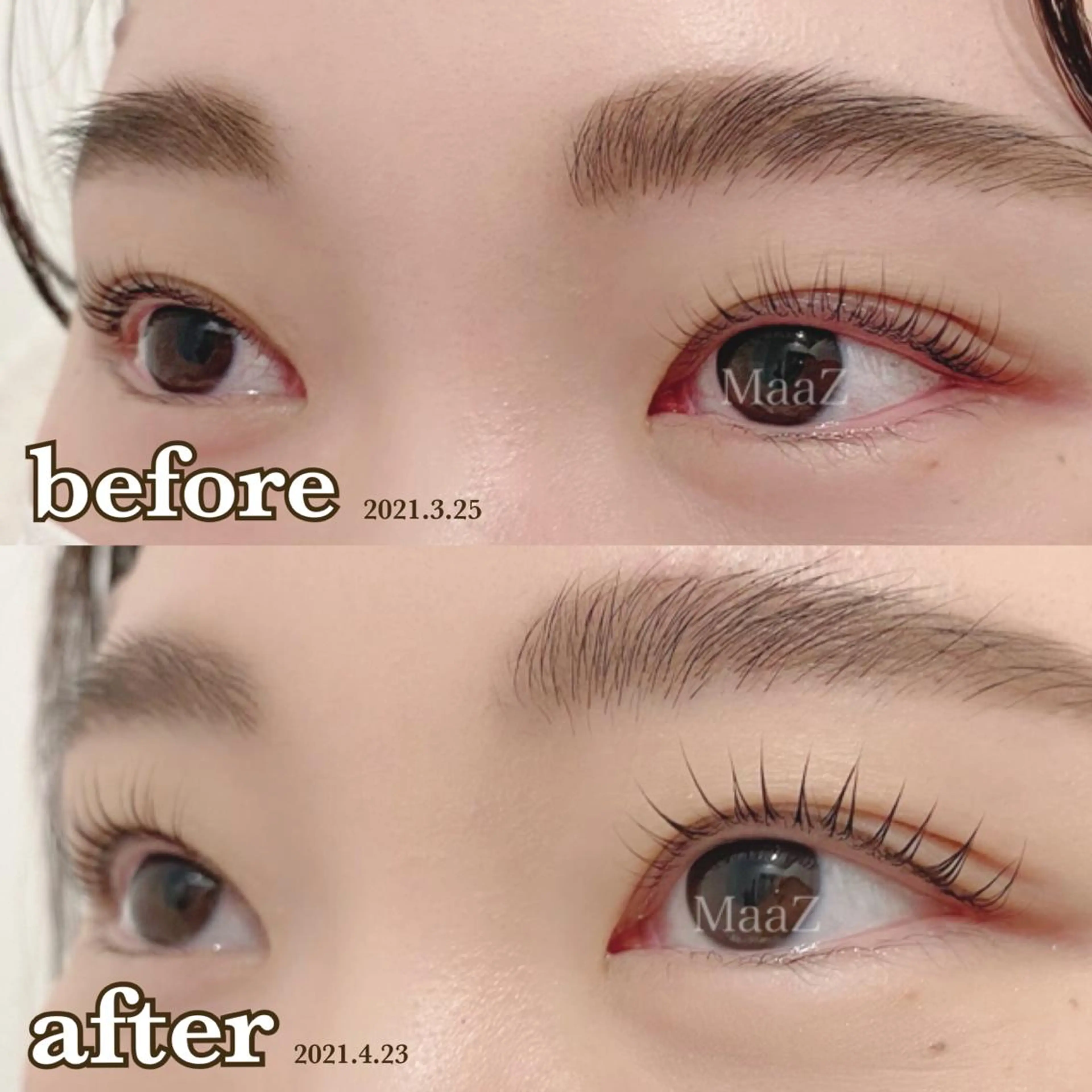 マツエク・マツパ パリジェンヌラッシュリフト zekka所属・門前仲町zekka Kaのマツエク・マツパデザイン