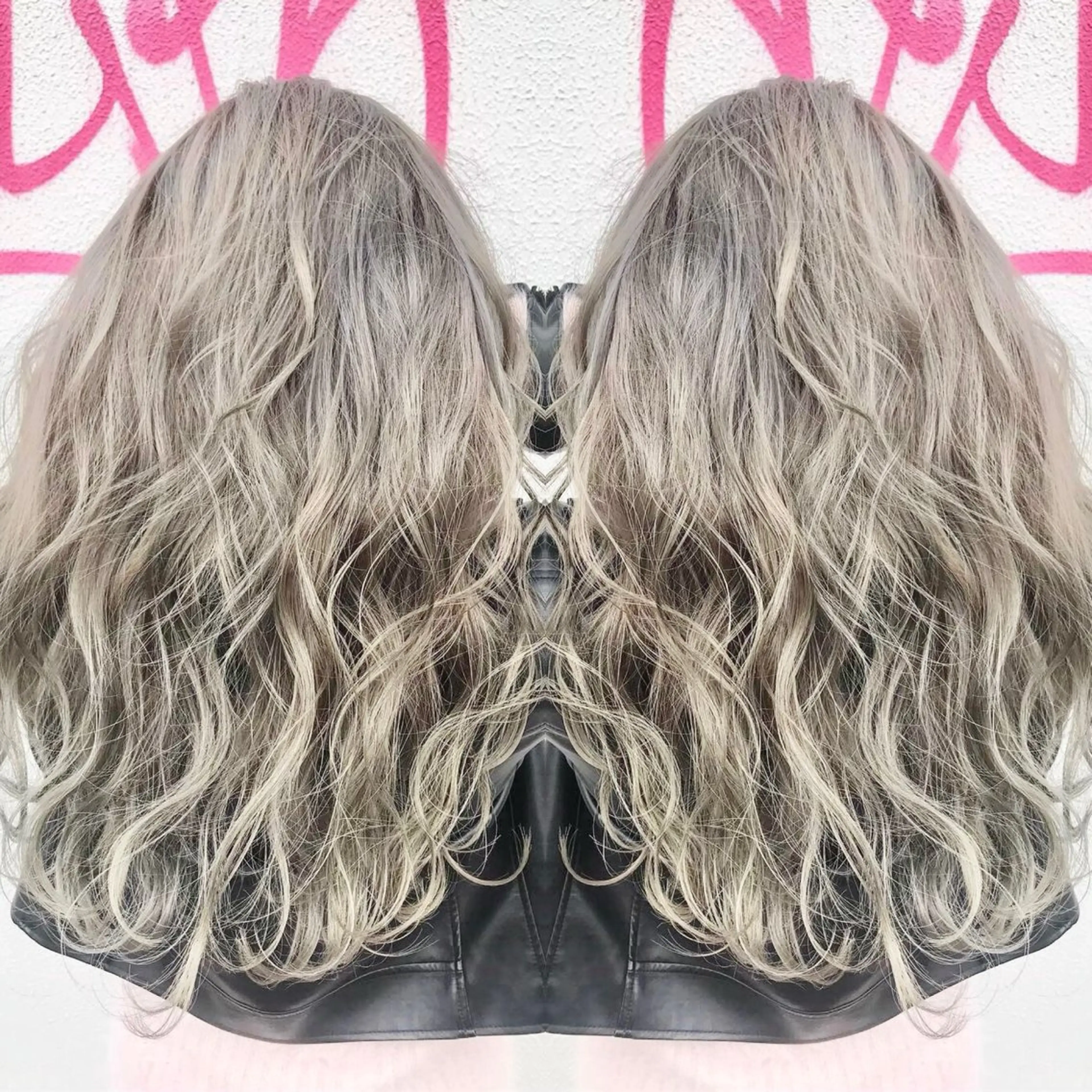 ロング ならざきつぐみ /天王寺/ハイトーンのヘアスタイル