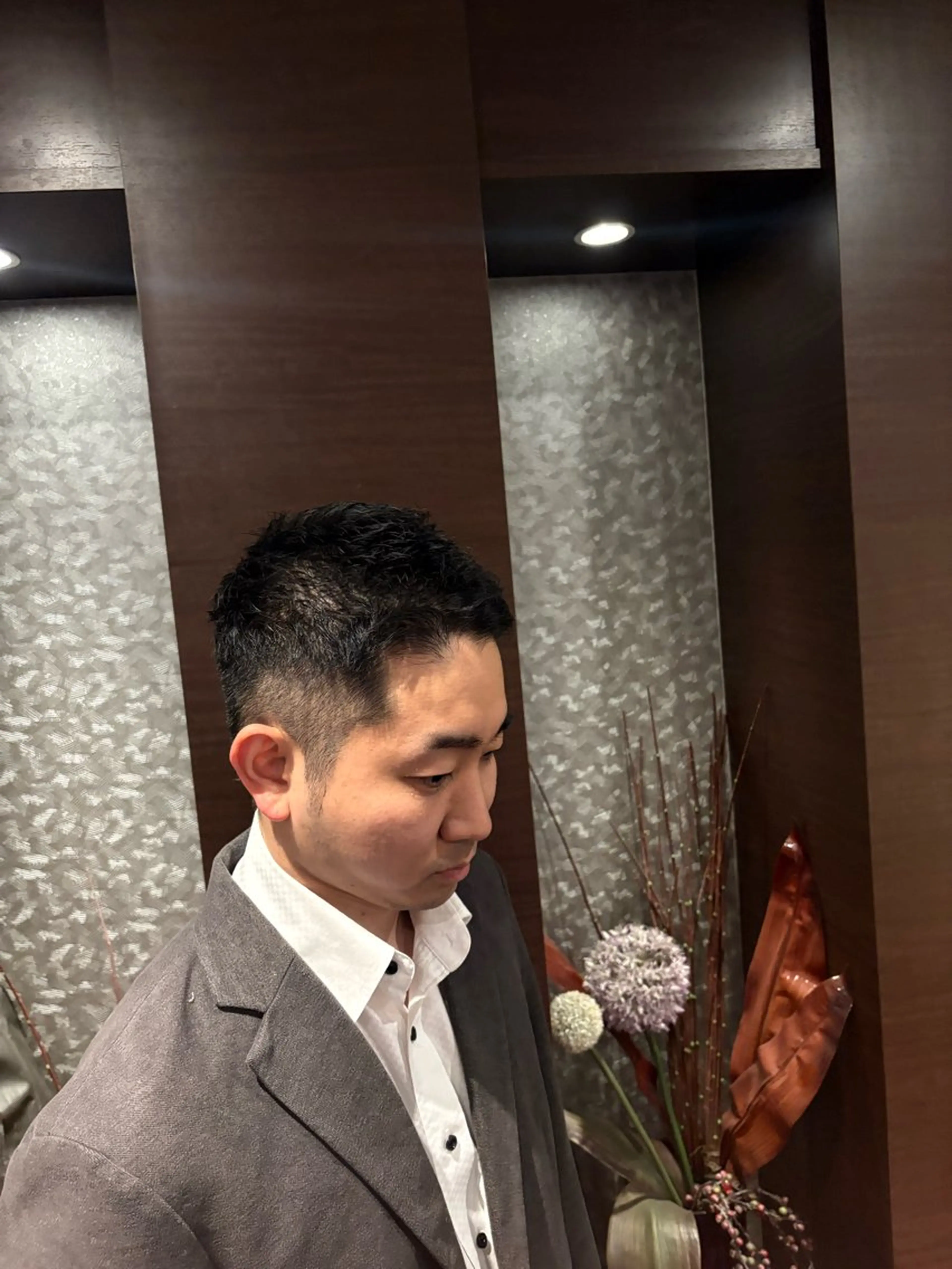 ショート メンズ 藤原 航のヘアスタイル