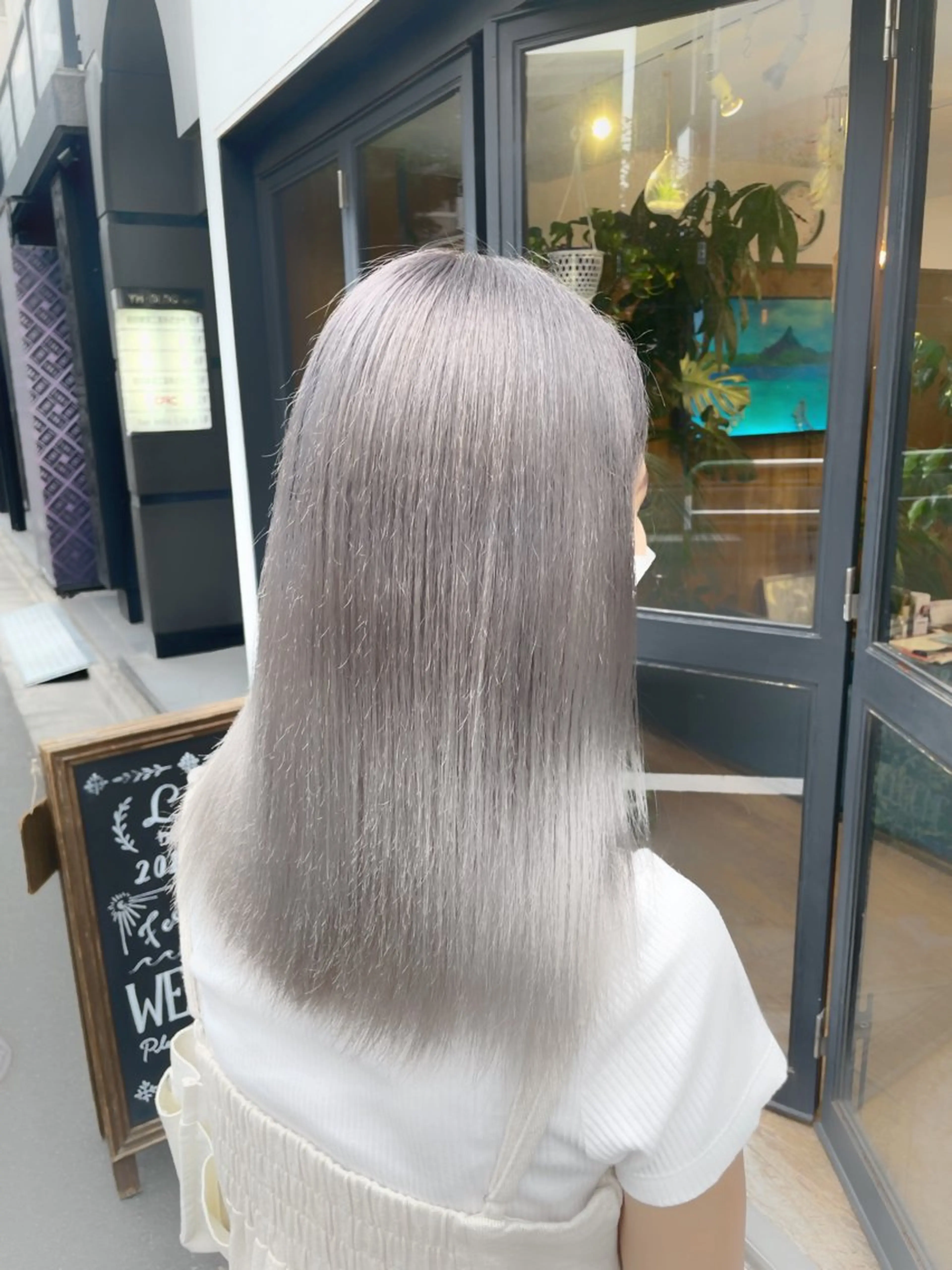 セミロング カラー hair living Liko池袋東口店【ヘアーリビング　リコ】所属・🌱透明感カラー☘️ TOYO🌱のヘアスタイル