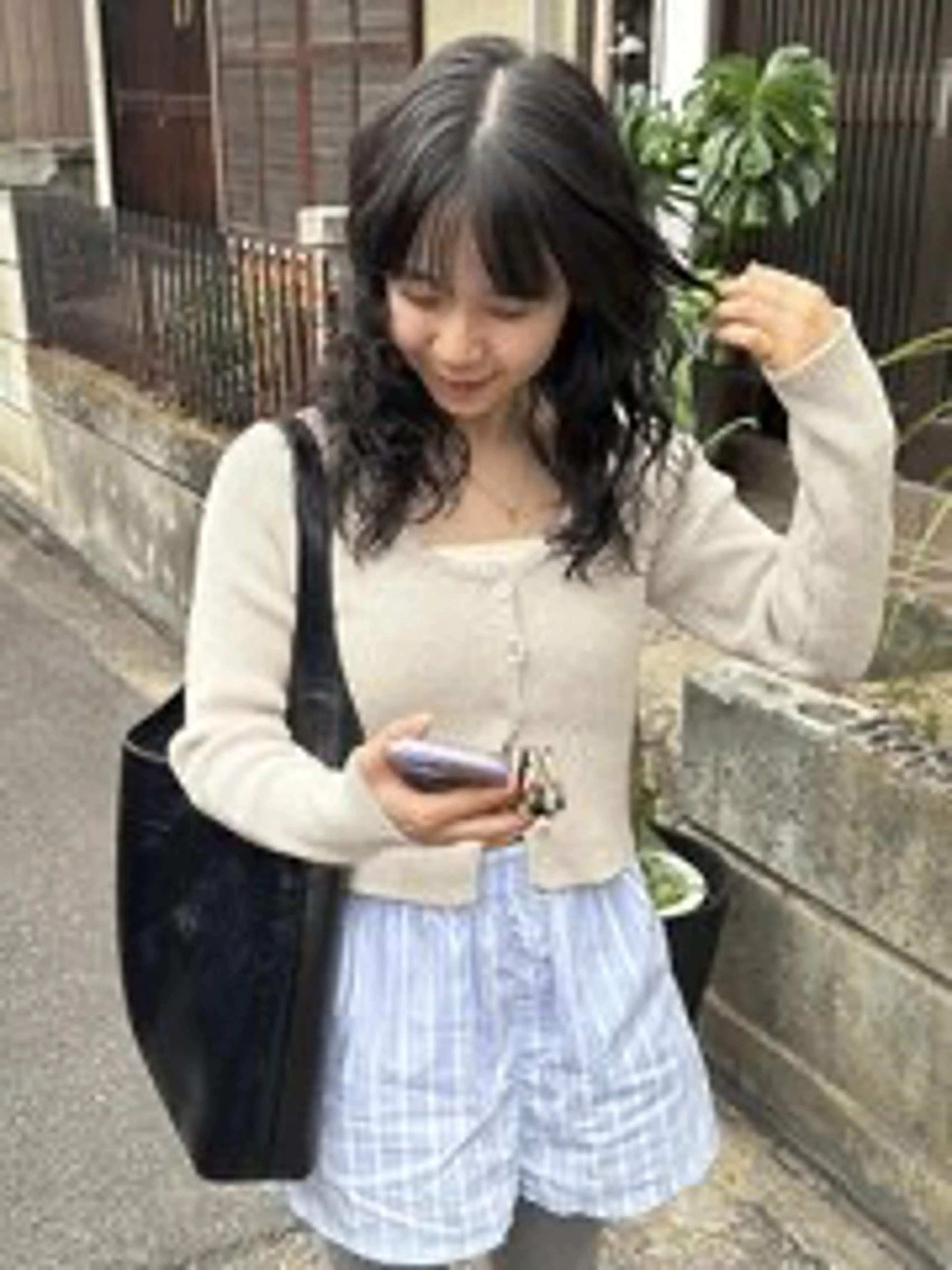 ロング パーマ レイヤーカット ボブパーマNo.1のヘアスタイル