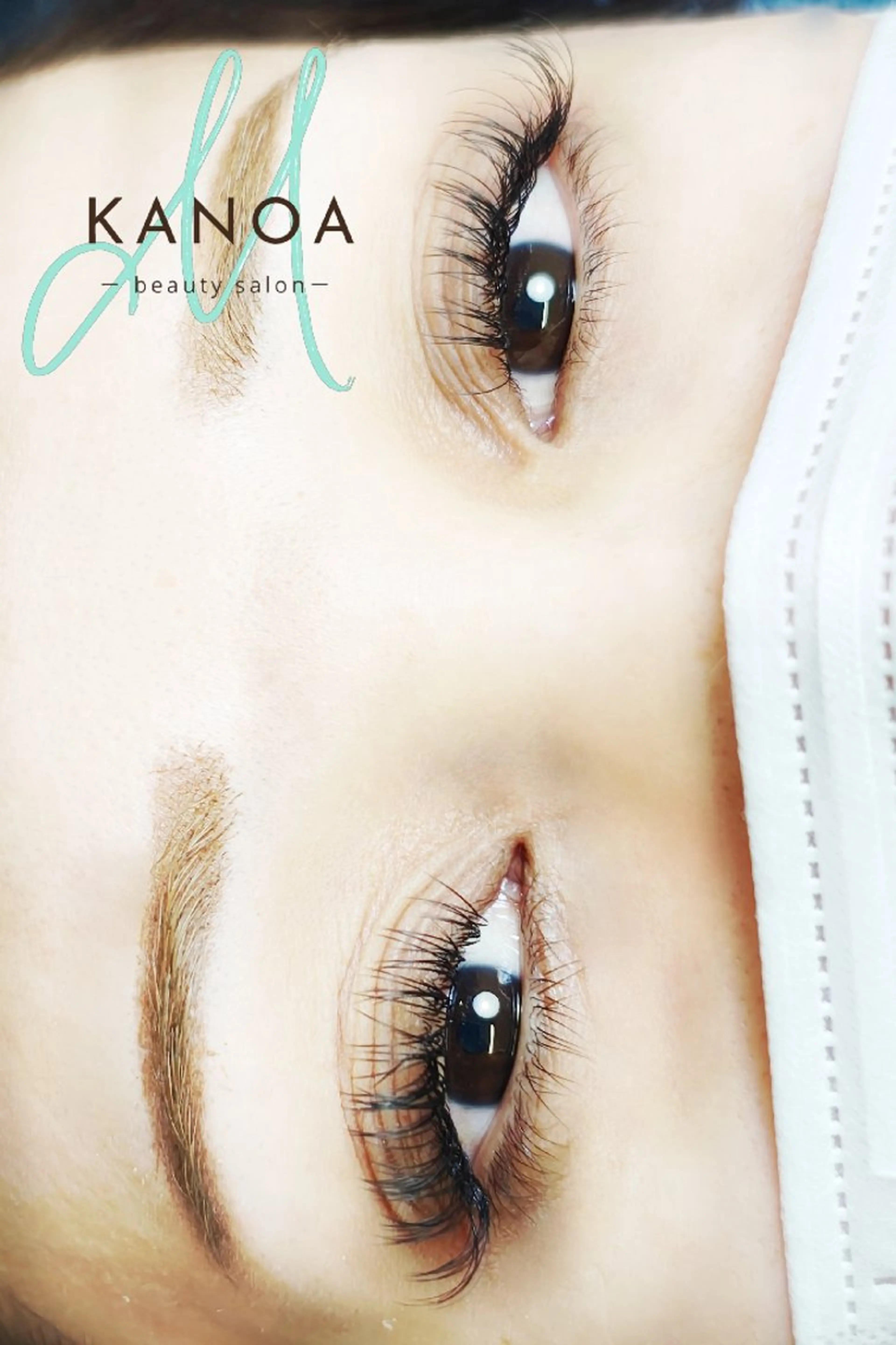 マツエク・マツパ フラットラッシュ KANOA:) miyuのマツエク・マツパデザイン