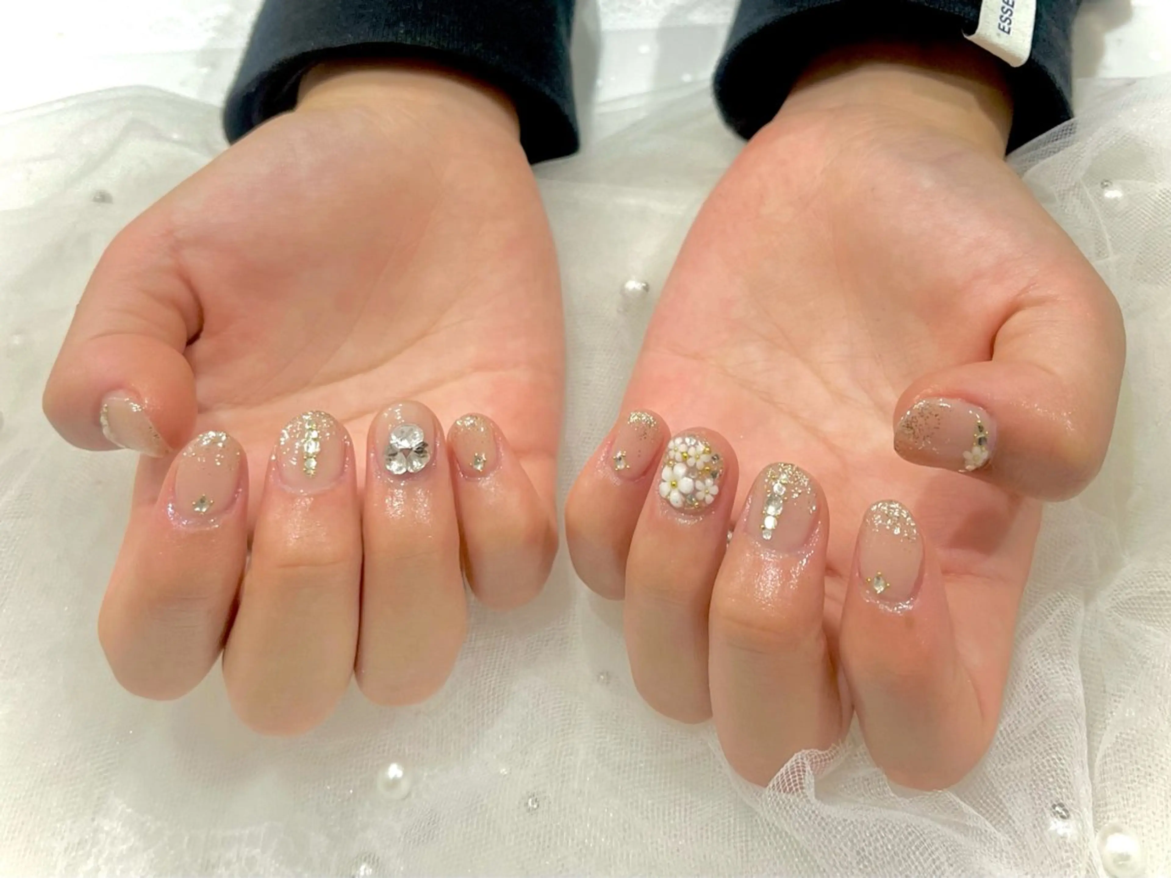 ネイル ブライダルネイル ハンドネイル Nail salon Cielel⟡Ayaのネイルデザイン