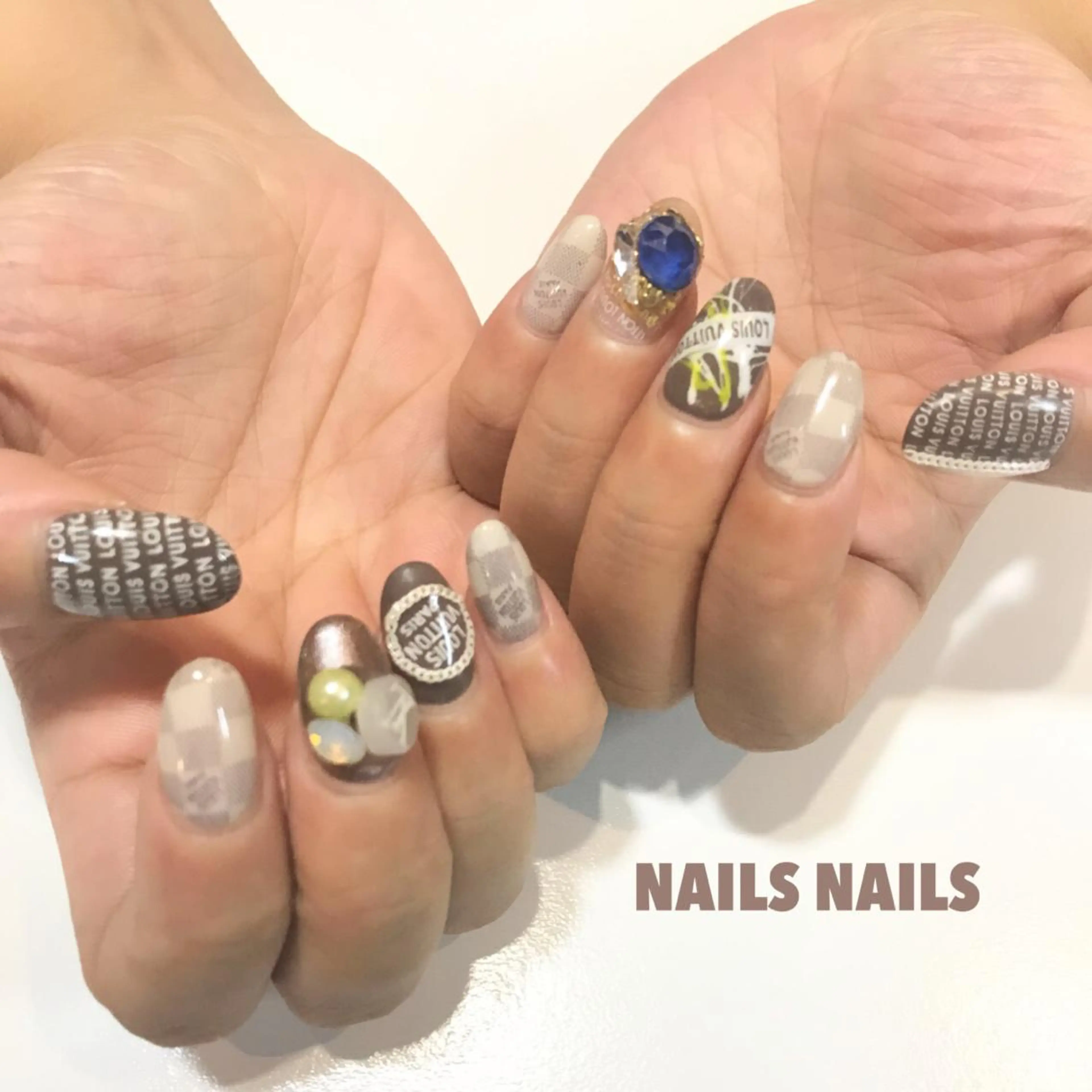 ネイル ジェルネイル 夏ネイル NAILSNAILS ERIKAのネイルデザイン