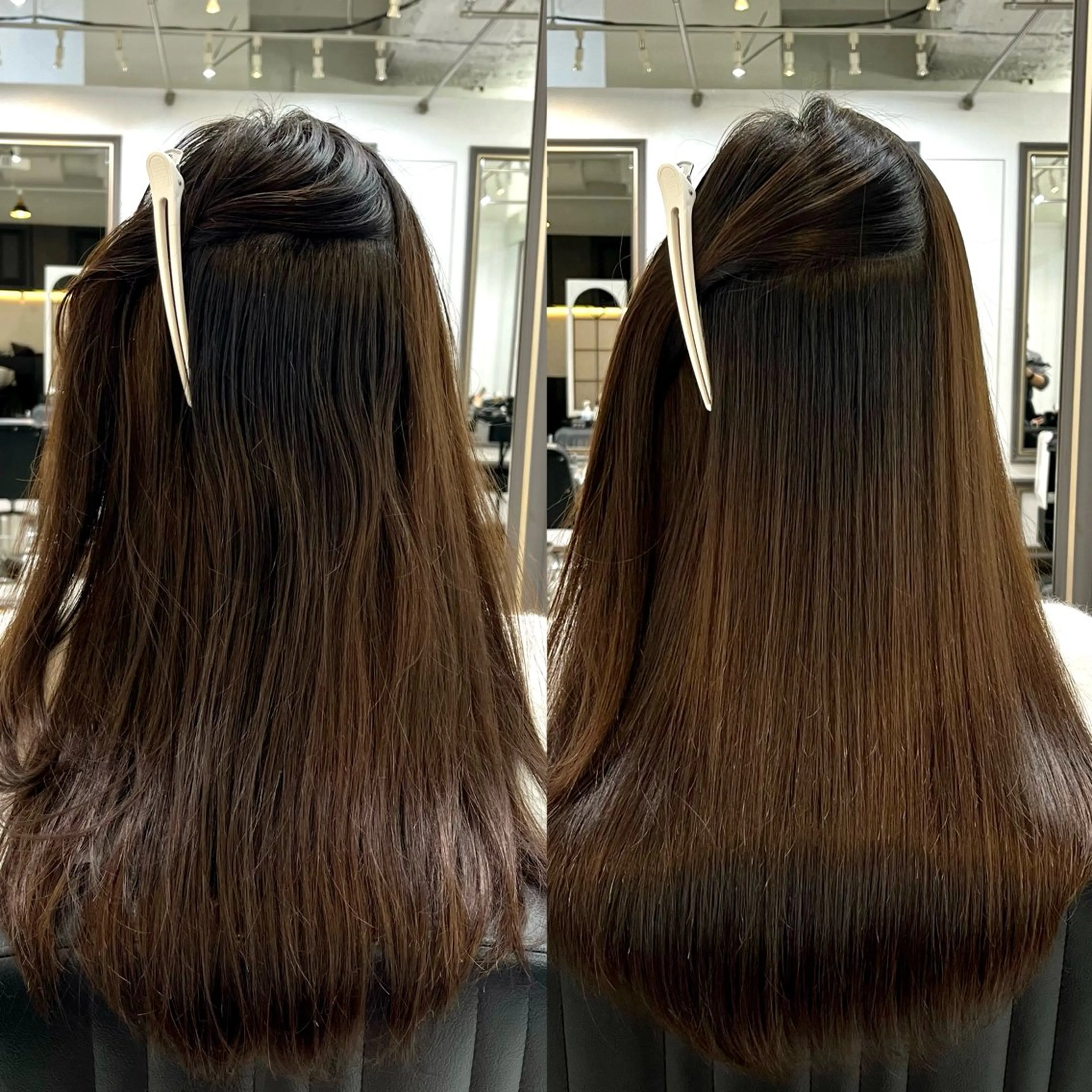 ロング 縮毛矯正 ⠀ 那月のヘアスタイル