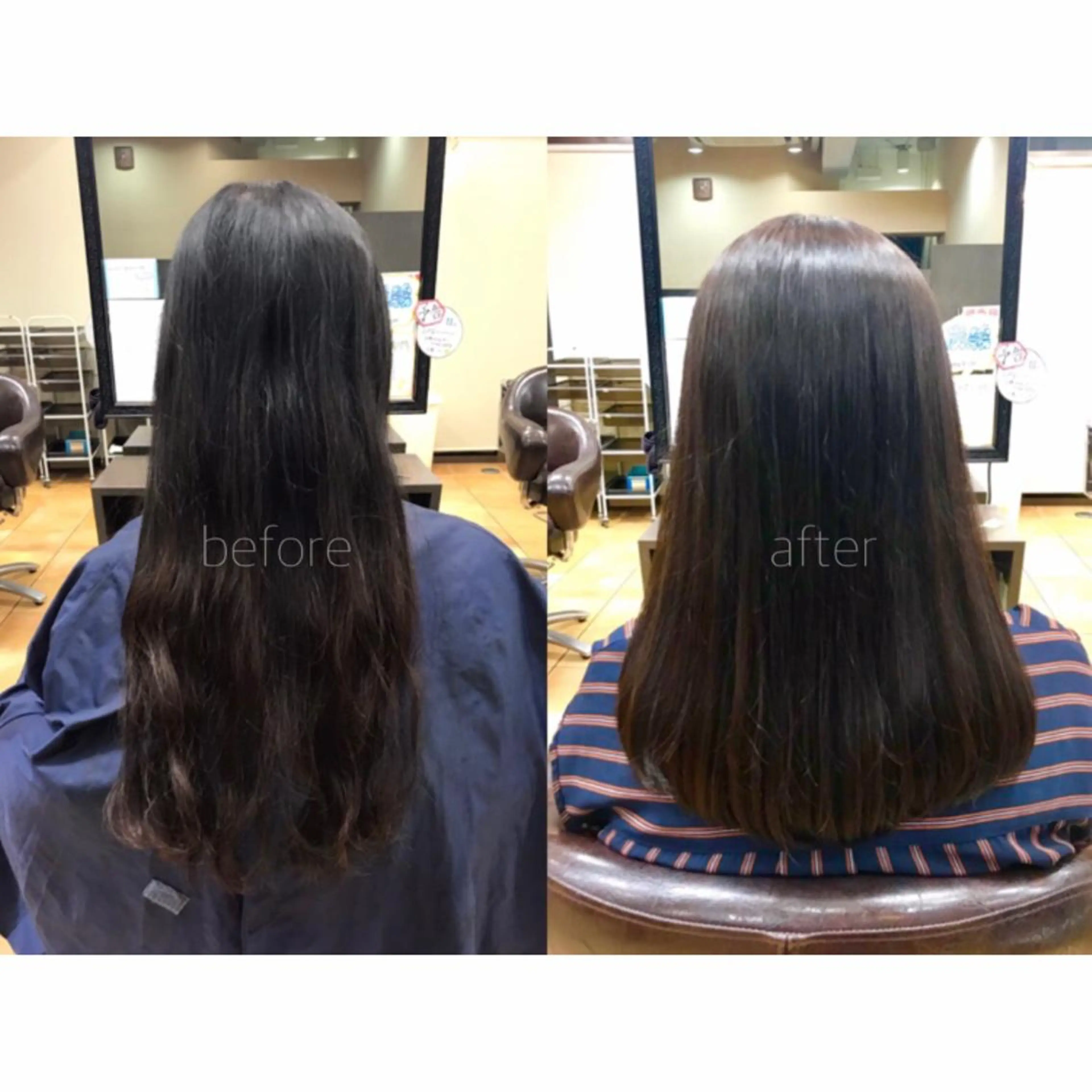 セミロング カラー アッシュ ブラウンカラー 🫧透け感⋆艶髪💎 山口アヤカのヘアスタイル