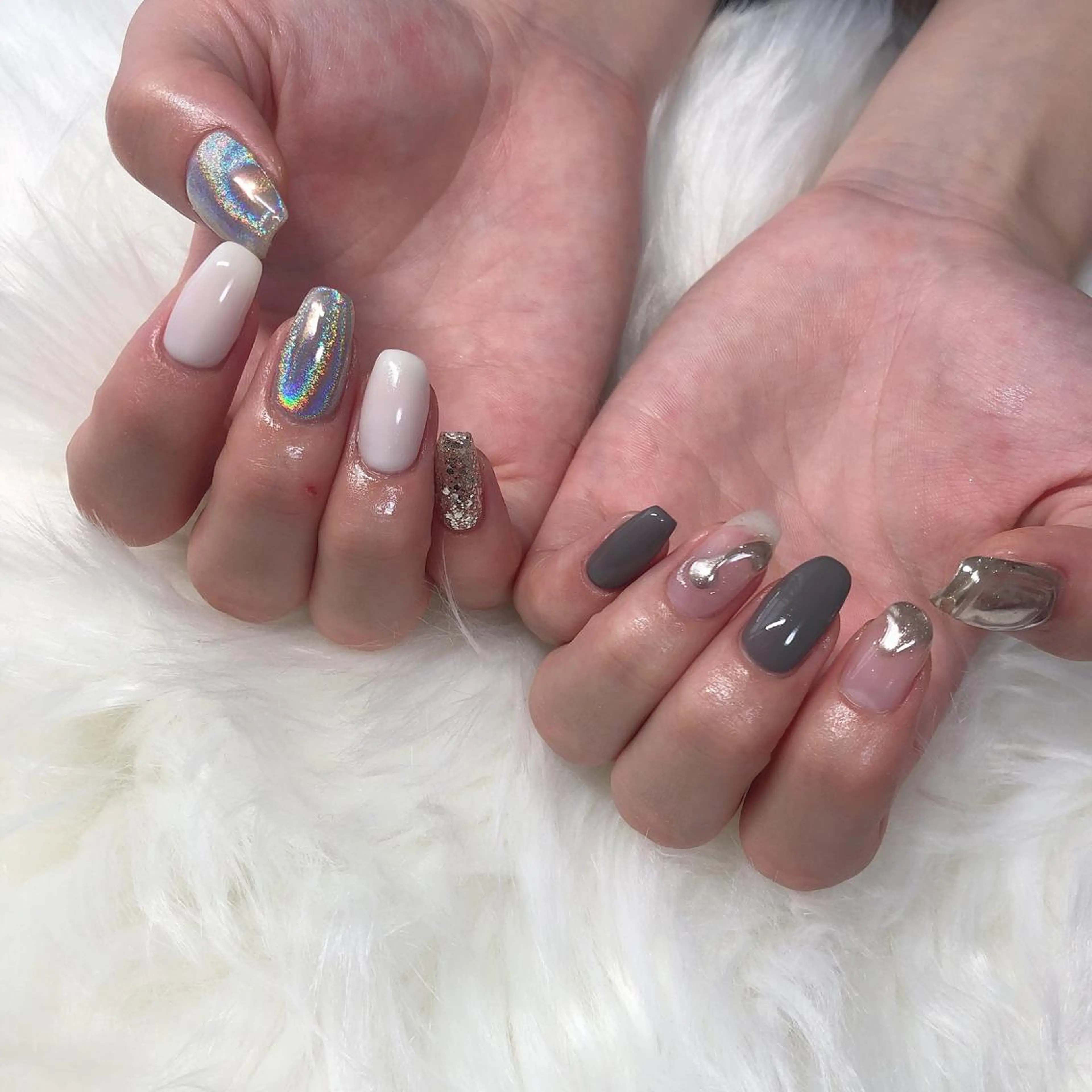 ネイル ハンドネイル 西岡 杏のネイルデザイン