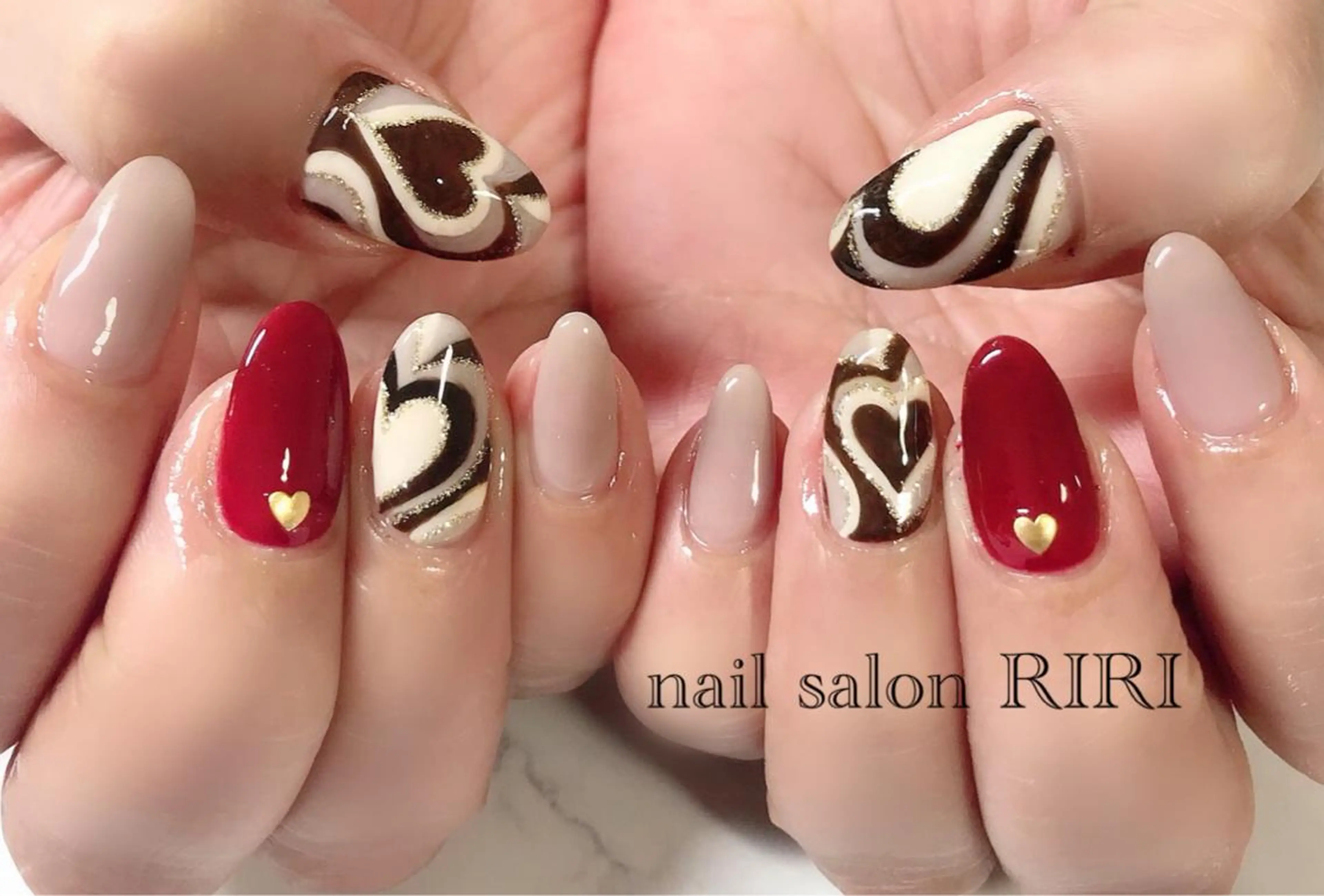 ネイル バレンタイン private  nail  salon RIRI所属・RIRI リリのネイルデザイン