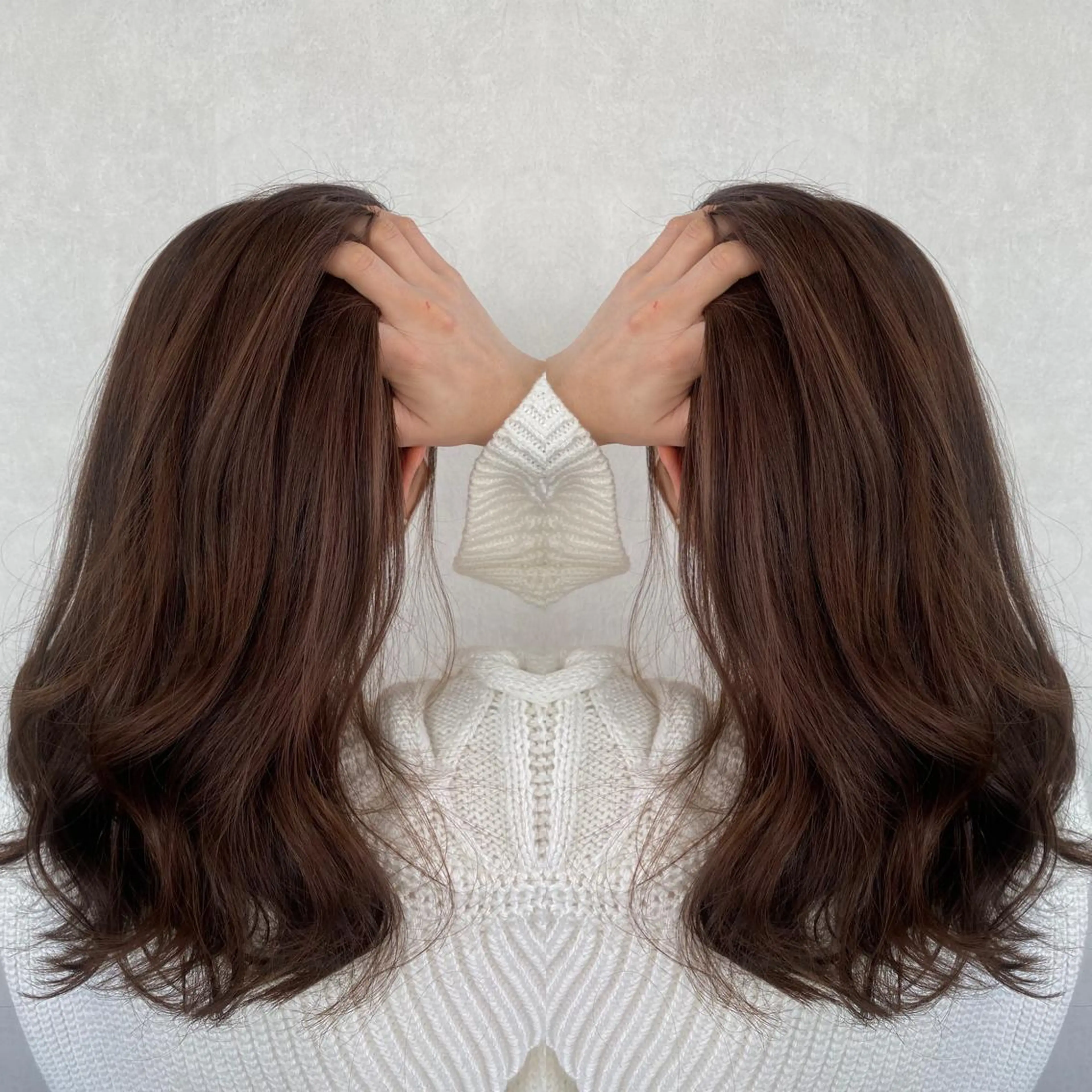 ロング カラー カット ヘアカラー トリートメント tocca 💜石田愛結💜のヘアスタイル