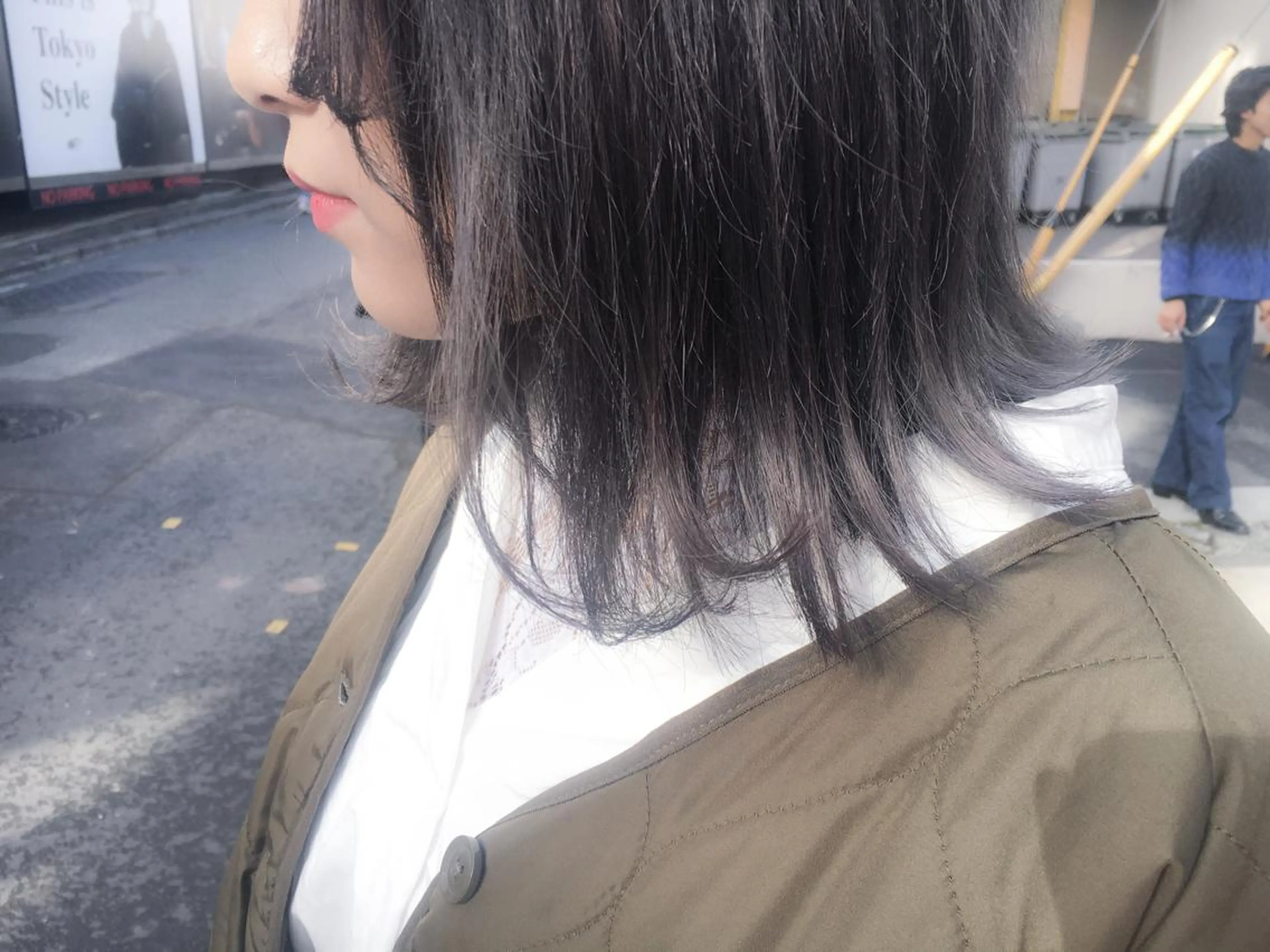 ミディアム カラー グラデーションカラー 北條 優輝のヘアスタイル