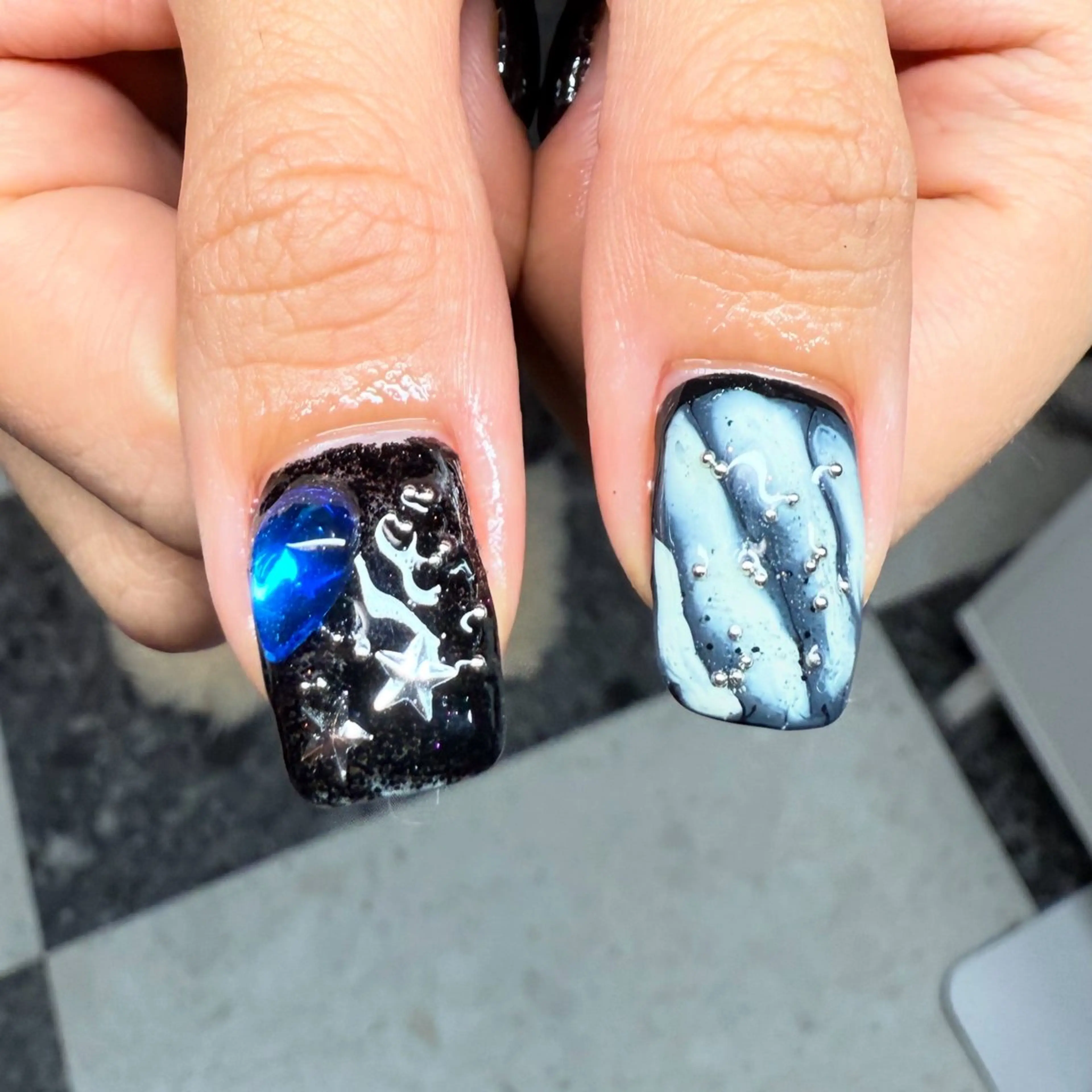 ネイル アートネイル ニュアンスネイル シンプルネイル ハンドネイル posa nail モエミのネイルデザイン