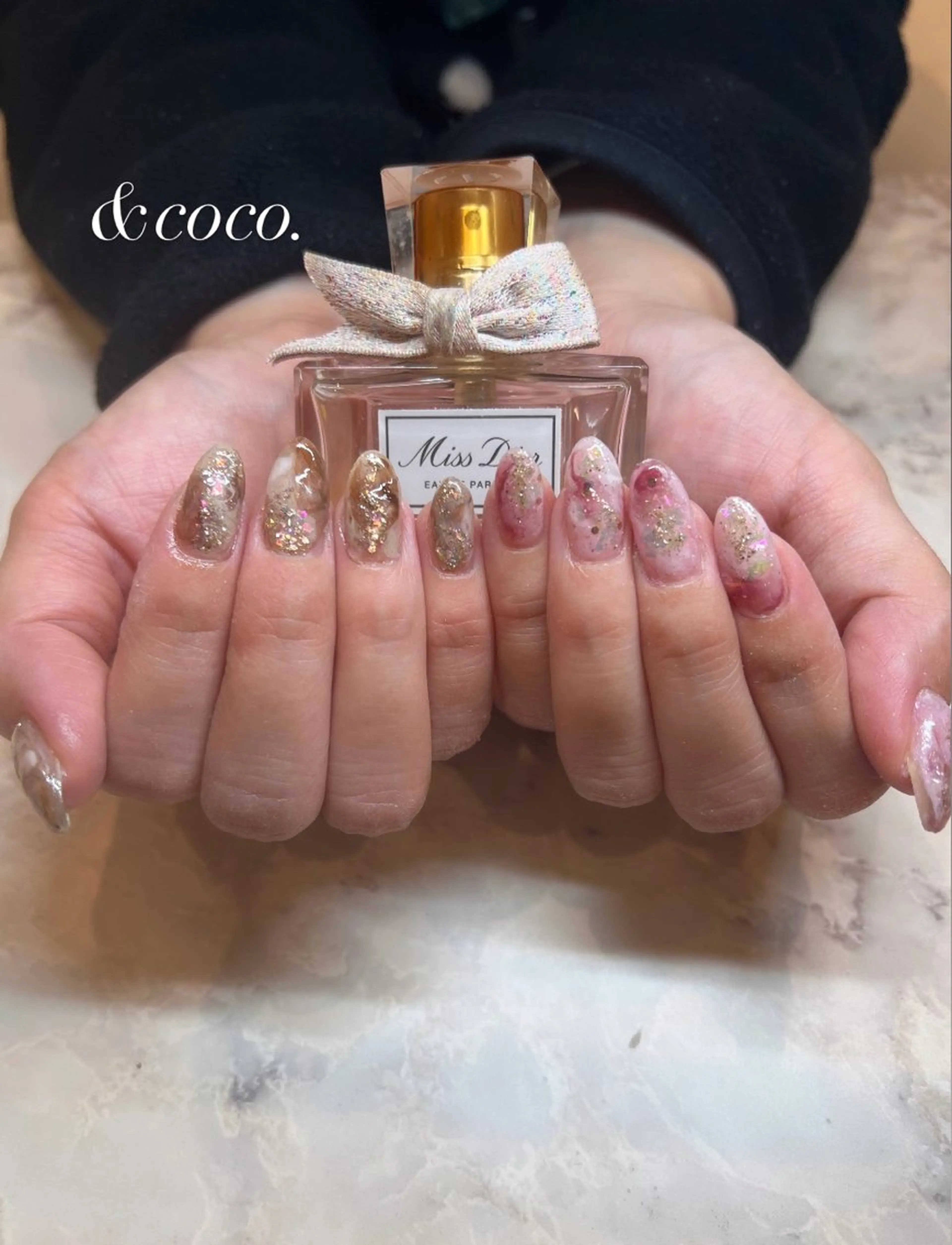 ネイル アートネイル ニュアンスネイル ハンドネイル ＆ coco.のネイルデザイン