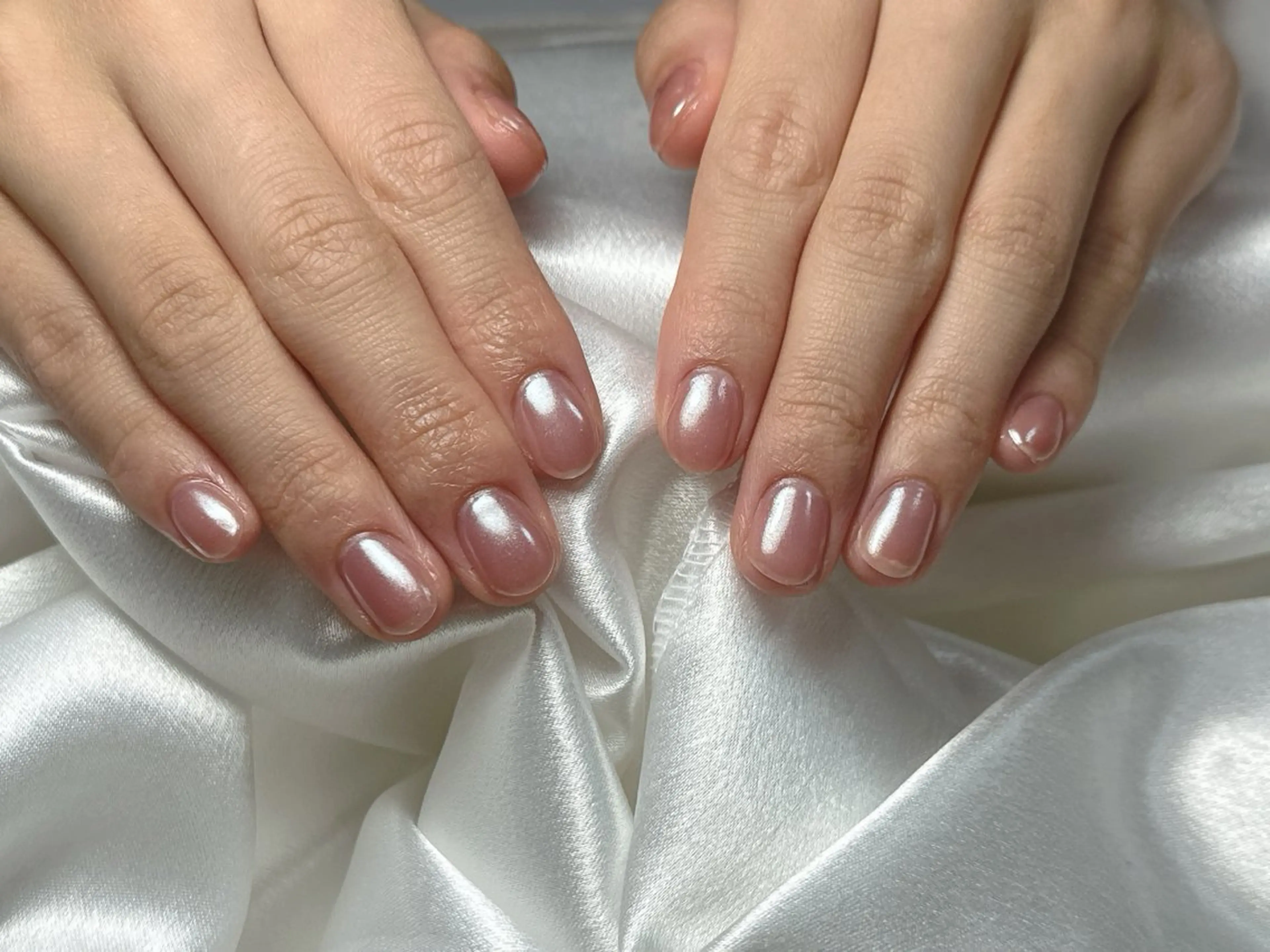 ネイル オーロラネイル フットネイル フレンチネイル ジェルネイル ハート ハンドネイル kiki nail たまプラーザのネイルデザイン