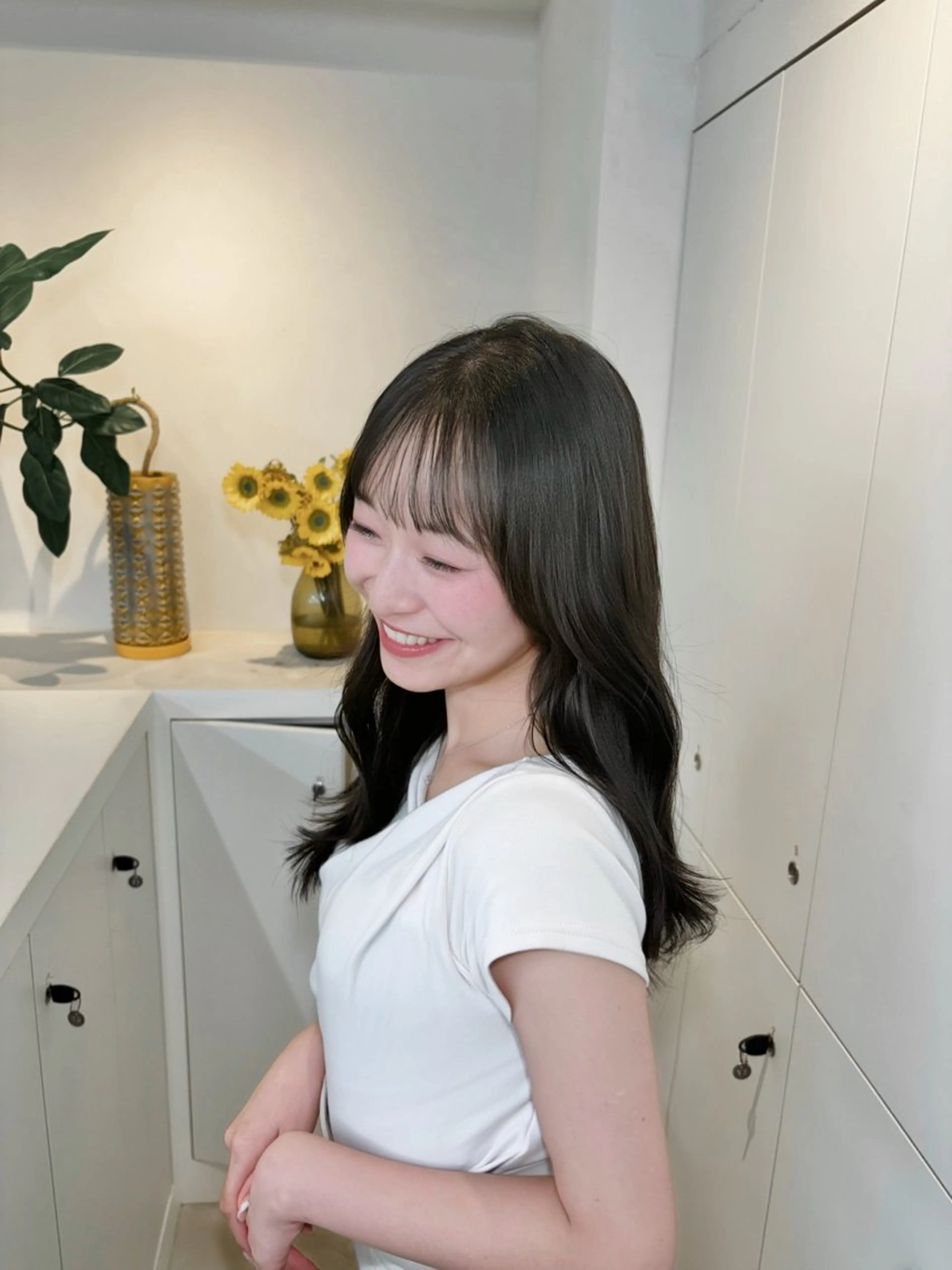 セミロング ♡表参道/透明感 カラー/AOI🪽♡のヘアスタイル