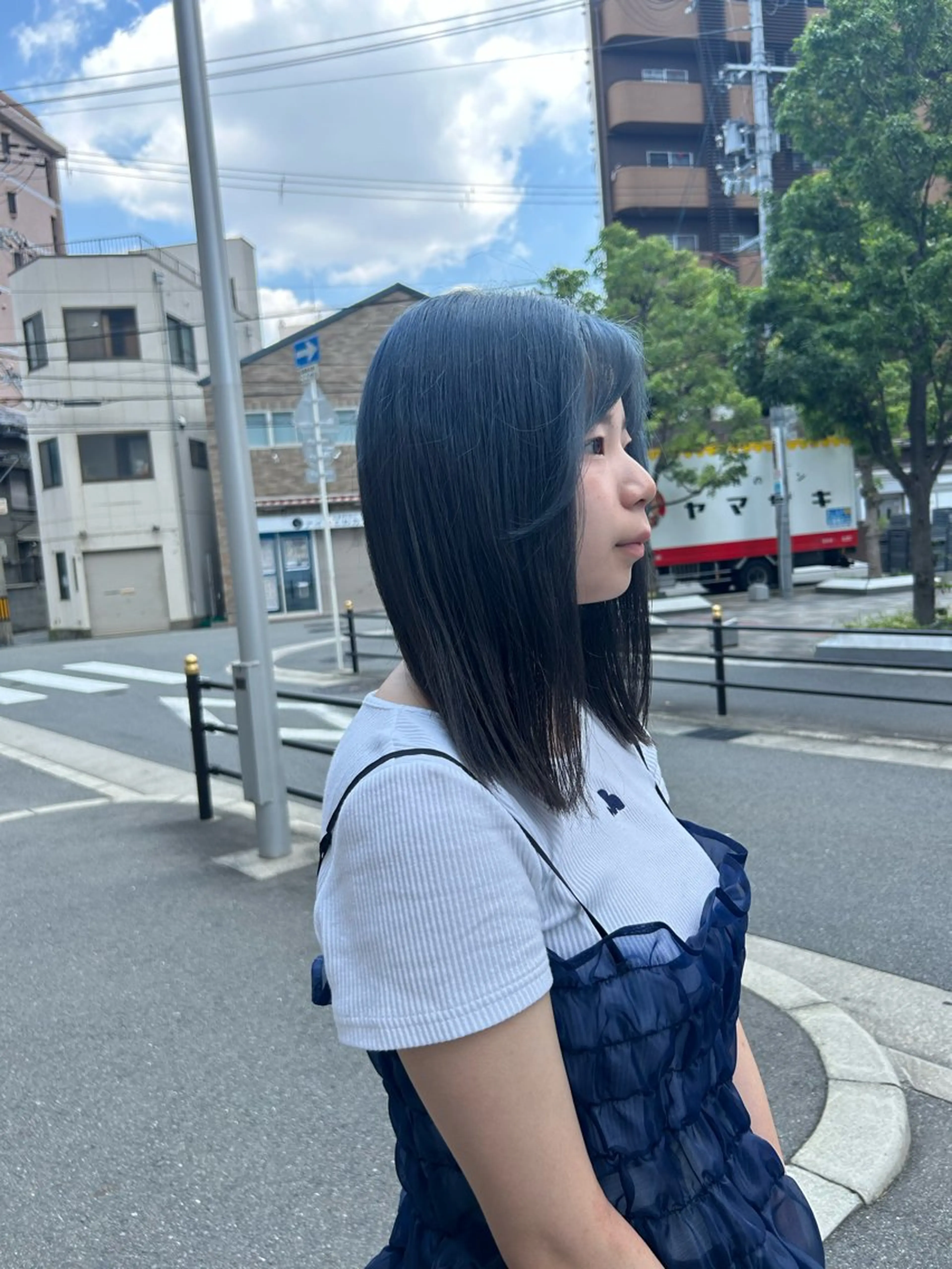 ミディアム げん/梅田美容室 中崎町美容室のヘアスタイル