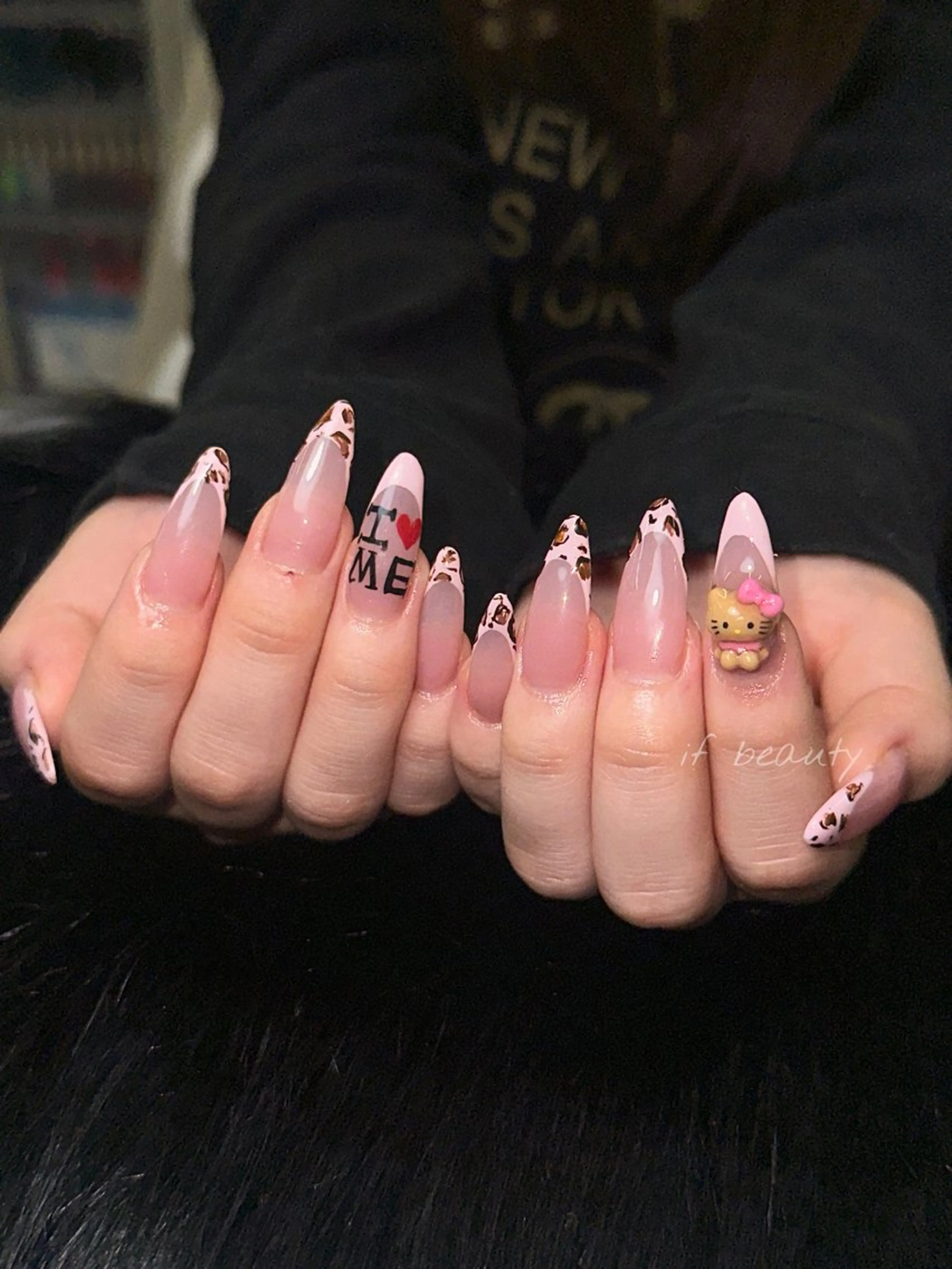 ネイル アートネイル ジェルネイル パラジェル ワンホンネイル ハンドネイル if Hair＆Nail Salon所属・IKA /海外ネイル /個性派/ワンホンのネイルデザイン