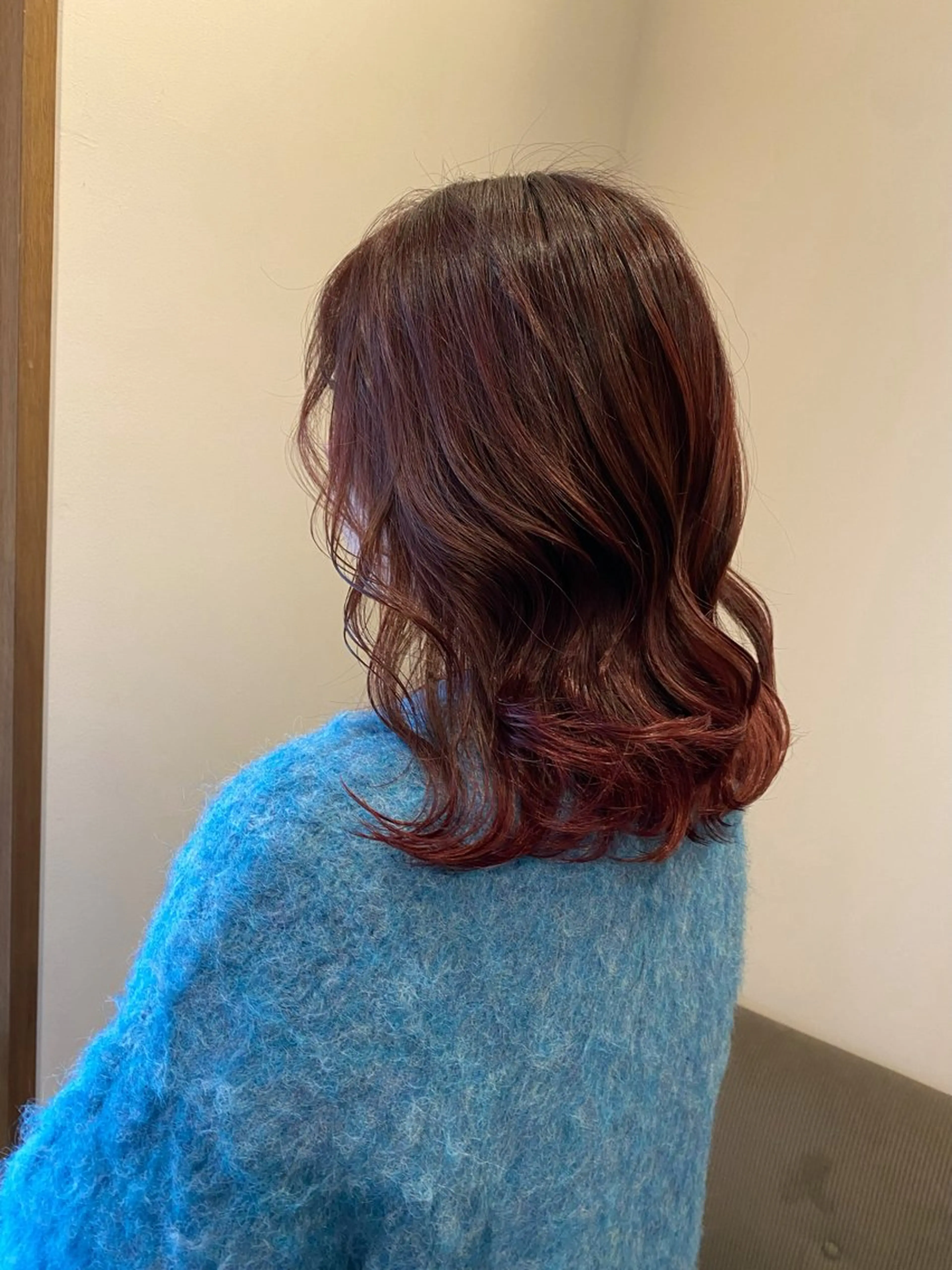 ミディアム カラー カット ヘアカラー トリートメント ENIF ヤマグチアツコのヘアスタイル