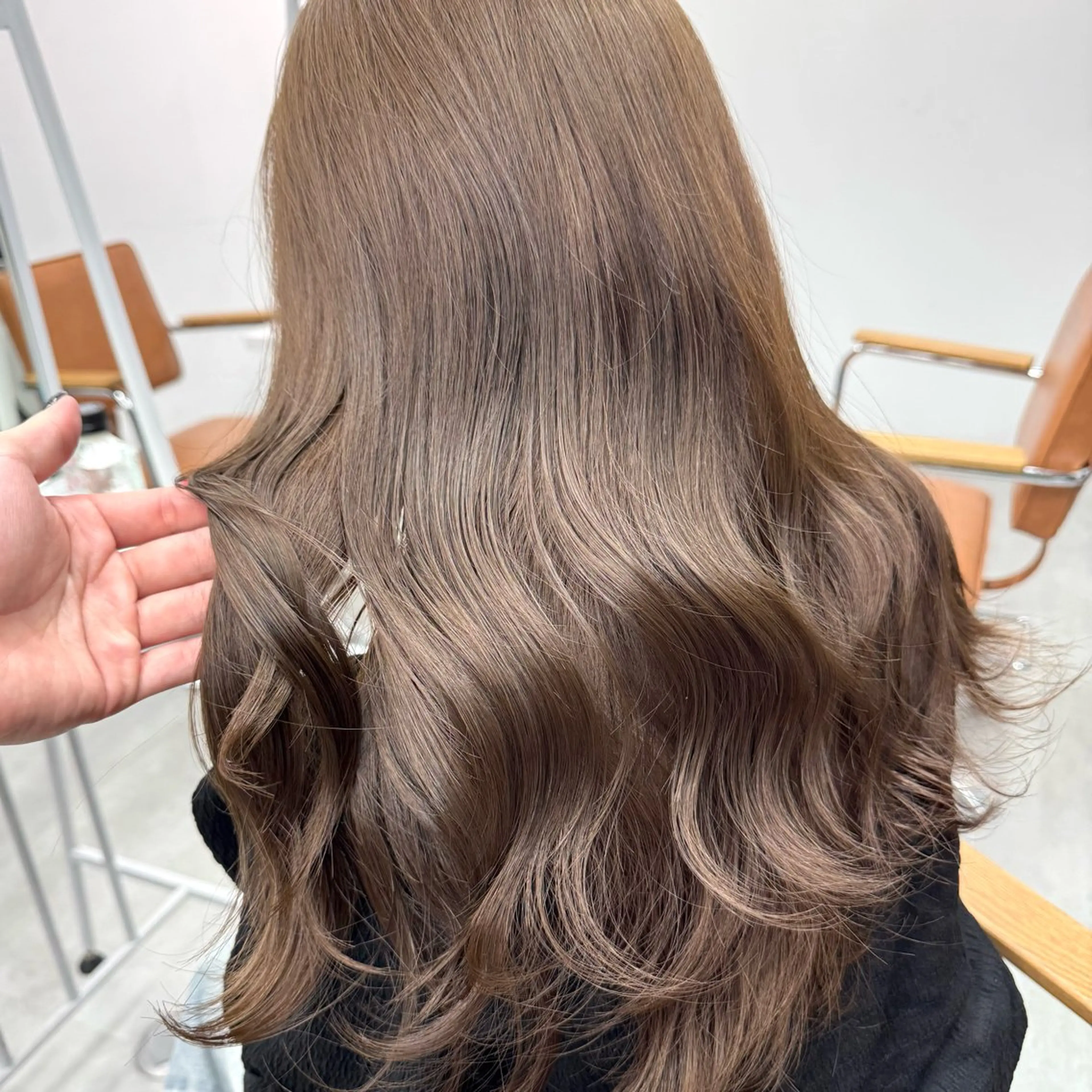 ロング カラー ヘアアレンジ ヘアカラー ブリーチなしカラー /新百合ヶ丘/安形翔のヘアスタイル