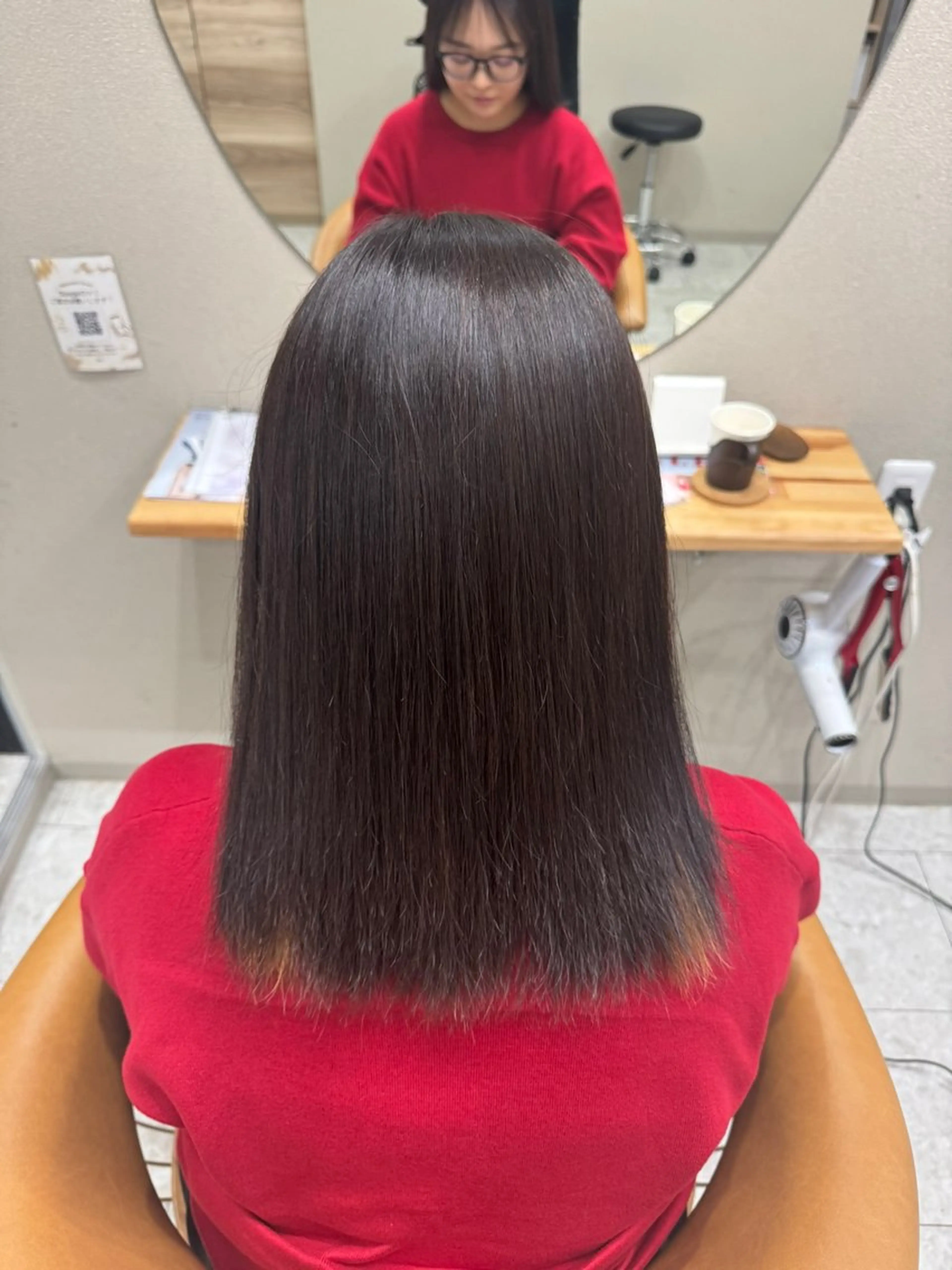 カラー ヘアカラー 石橋 莉玖のヘアスタイル