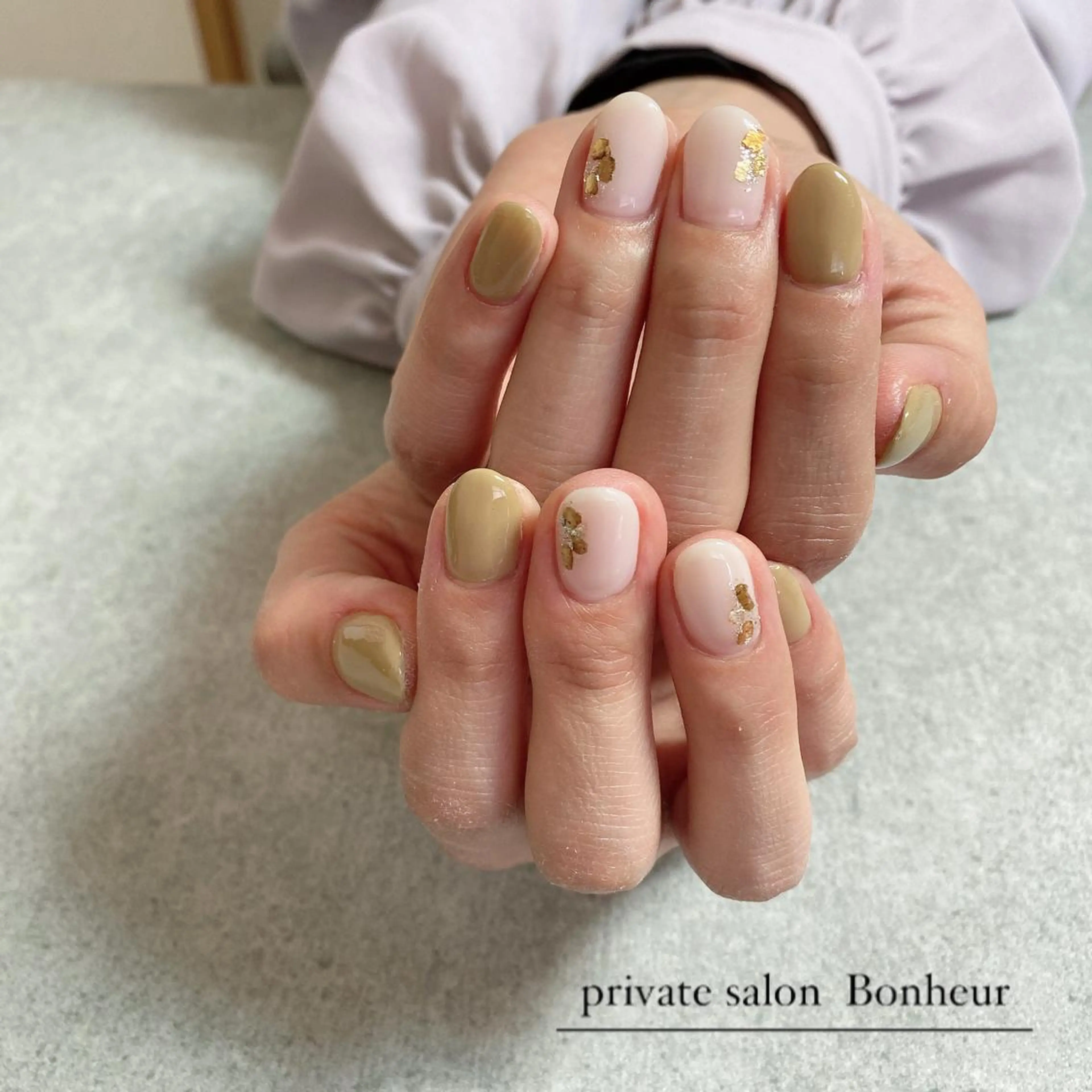 ネイル ハンドネイル BONHEUR Annaのネイルデザイン