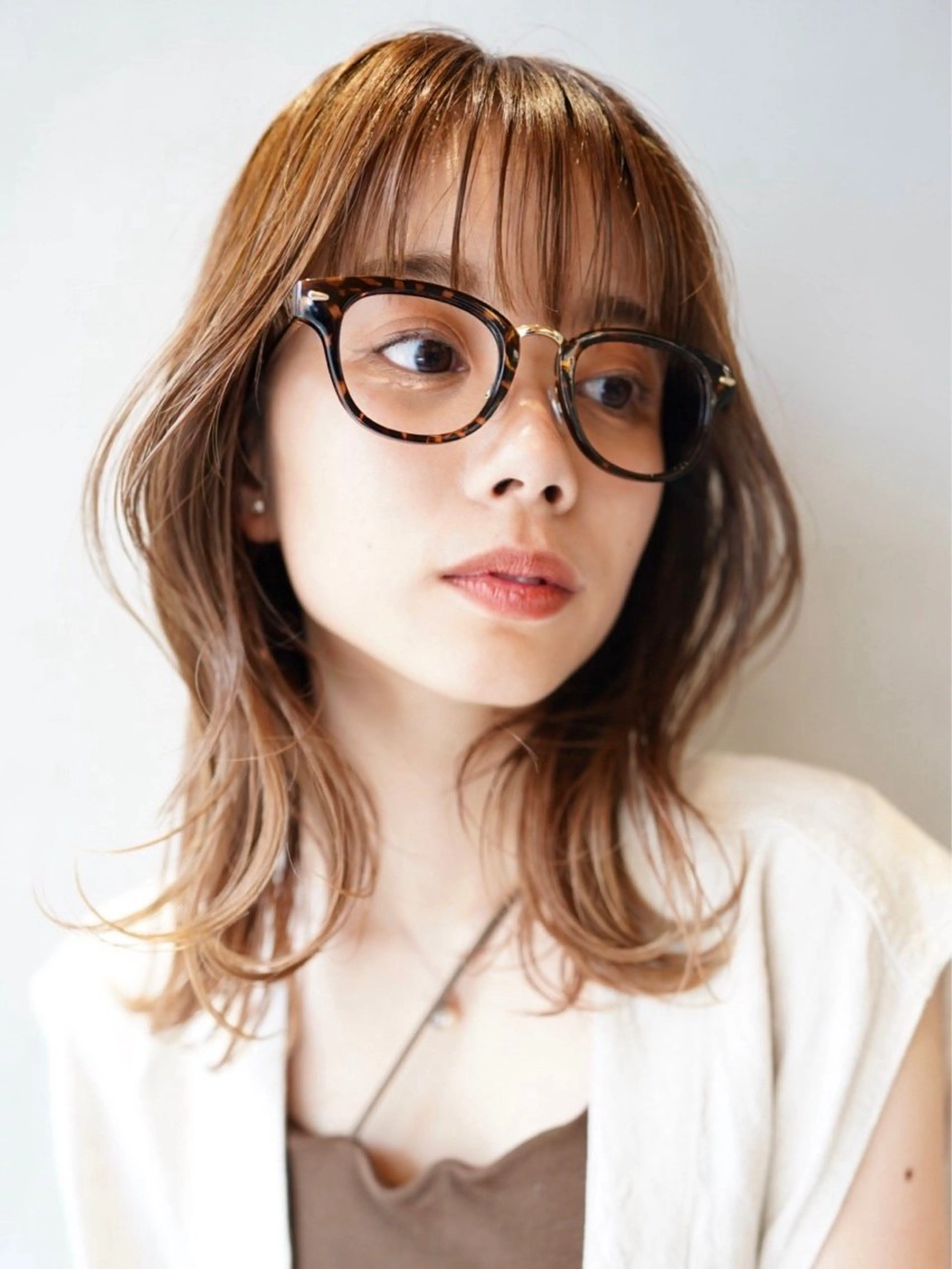 セミロング カット ヘアカラー 🌷横浜/レディ ース/ さくら🌷のヘアスタイル