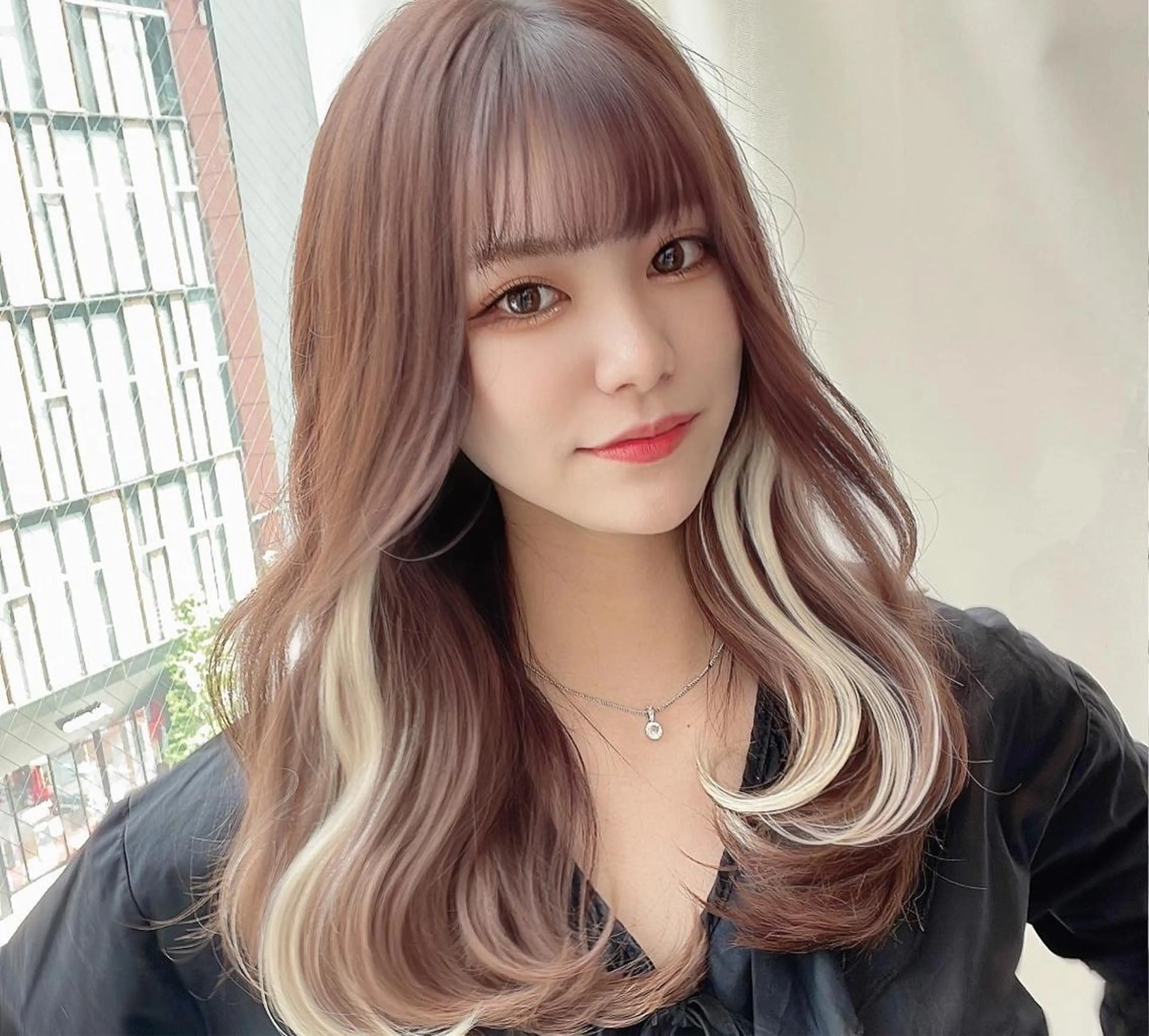 ロング カラー 顔周り特化/韓国ヘア /レイヤー/吉野幸大のヘアスタイル