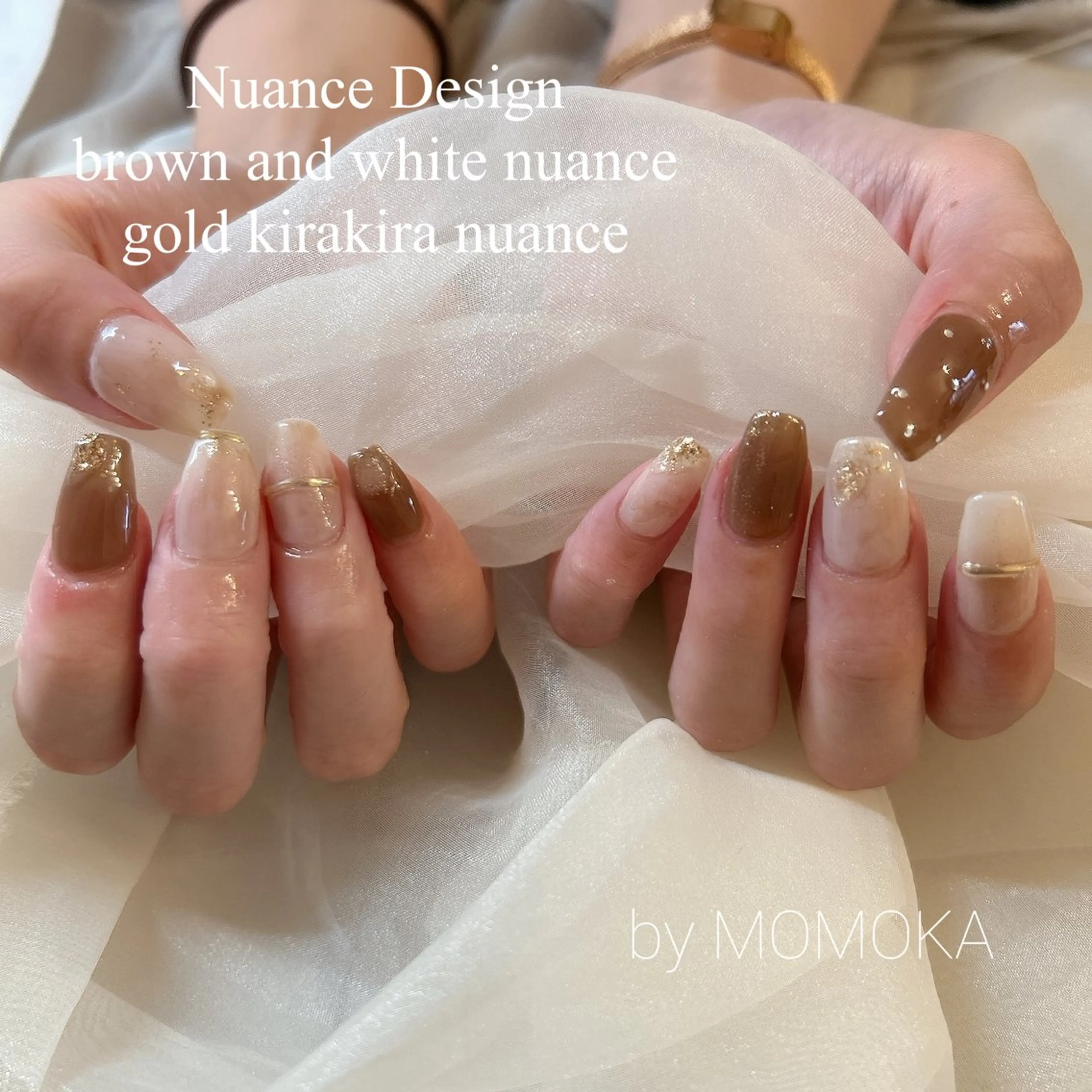 ネイル ミラーネイル ニュアンスネイル ハンドネイル momoka_nails所属・Momo Nailsのネイルデザイン