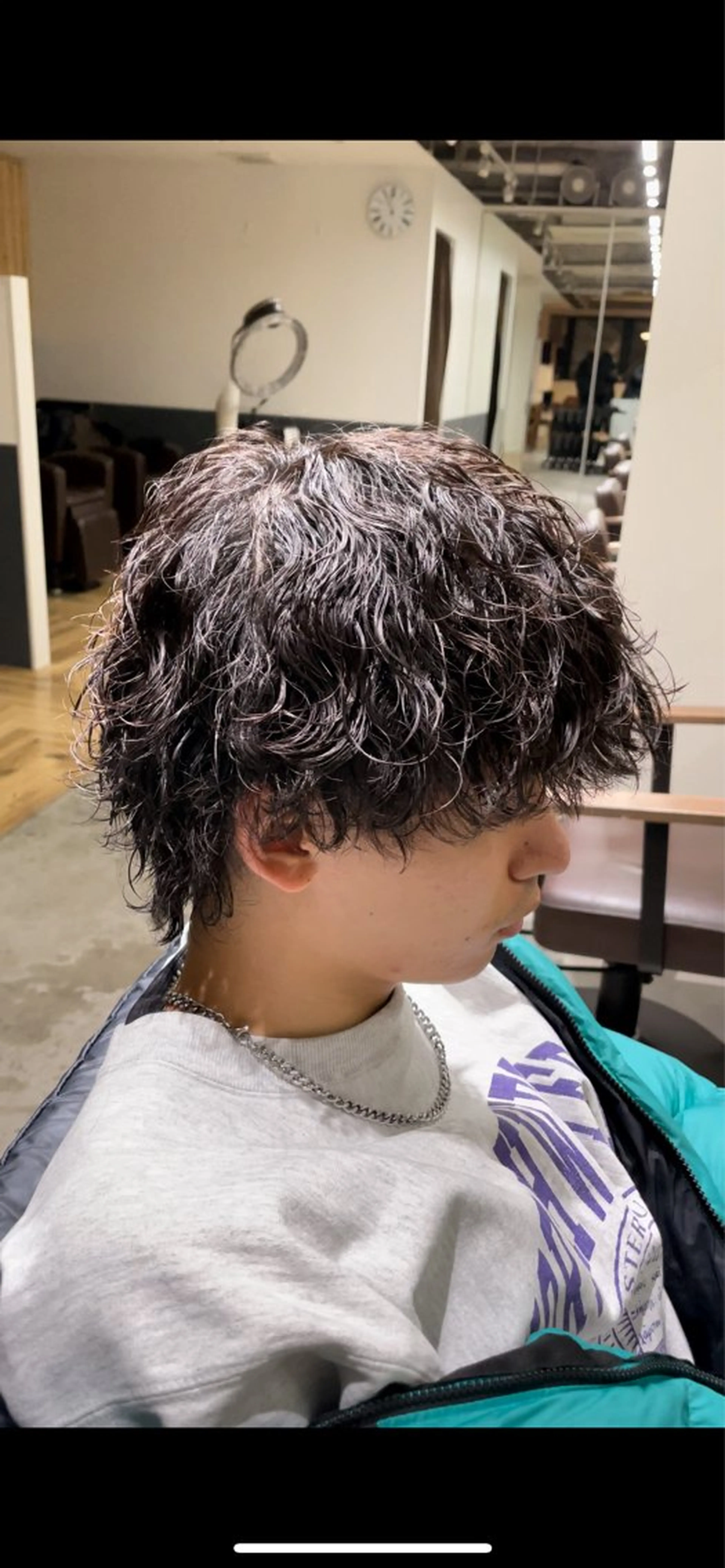 パーマ ヘアアレンジ メンズ メンズパーマ 波巻きパーマ カット パーマ fifth park 六反穂 龍介のヘアスタイル