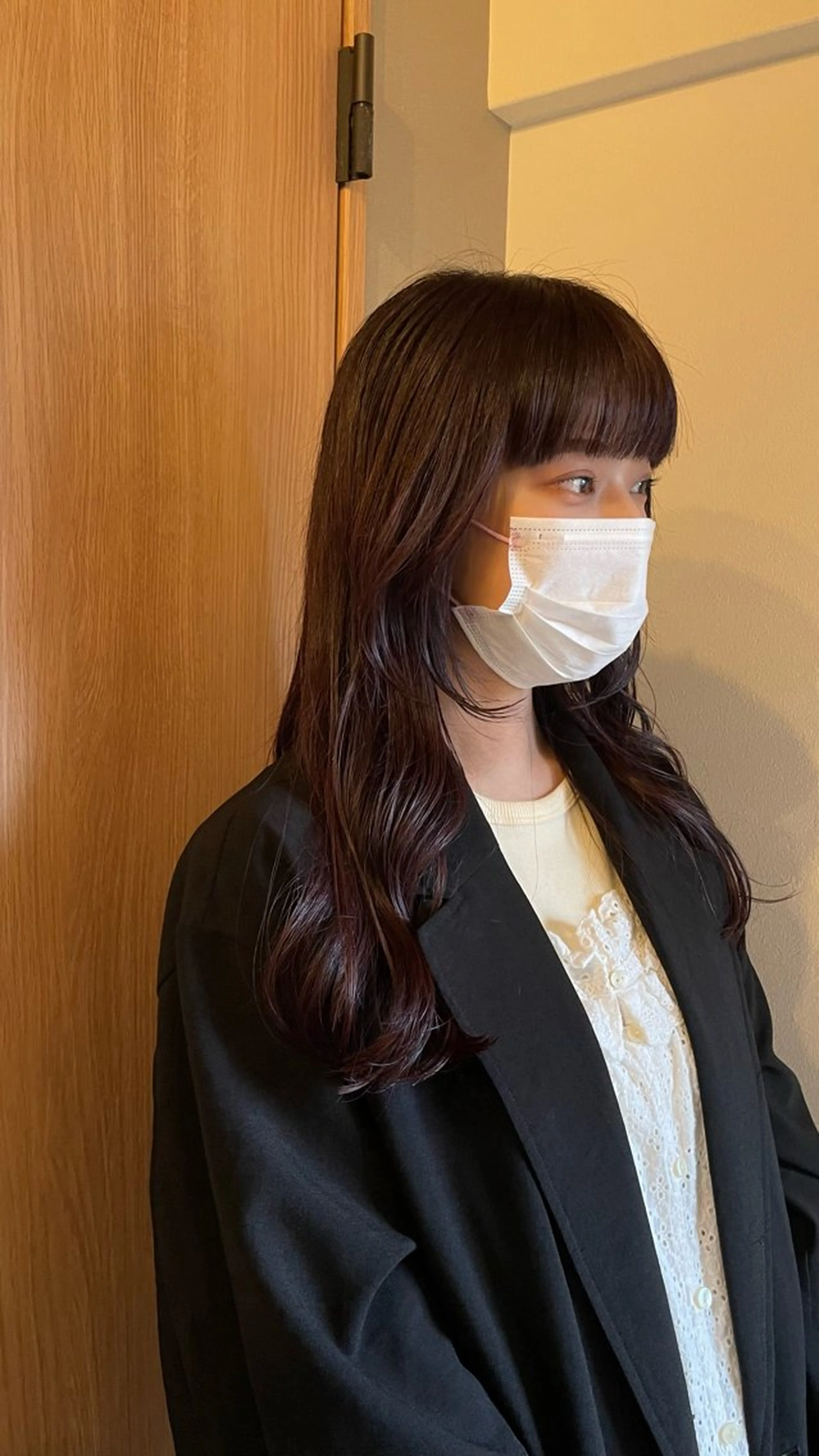 セミロング カラー 顔まわりレイヤー 髪質改善 レイヤーカット トリートメント カット ヘアカラー トリートメント 鎌田卓也/髪質改善 /透明感カラーのヘアスタイル