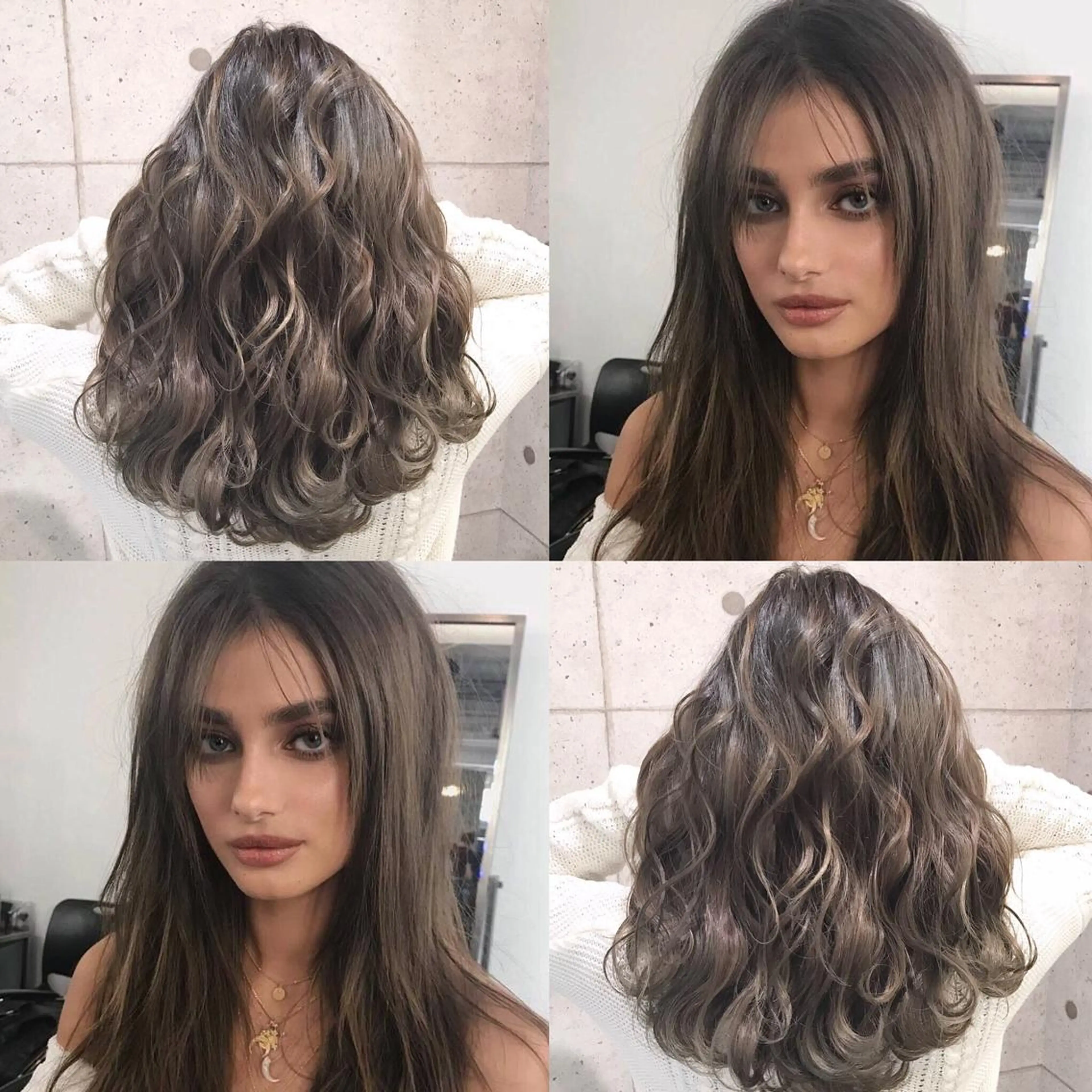 ロング カラー ヘアアレンジ グレージュ ヘアカラー トリートメント BANK'S hair所属・💐ケラチン 髪質改善寺坂雄飛💐のヘアスタイル