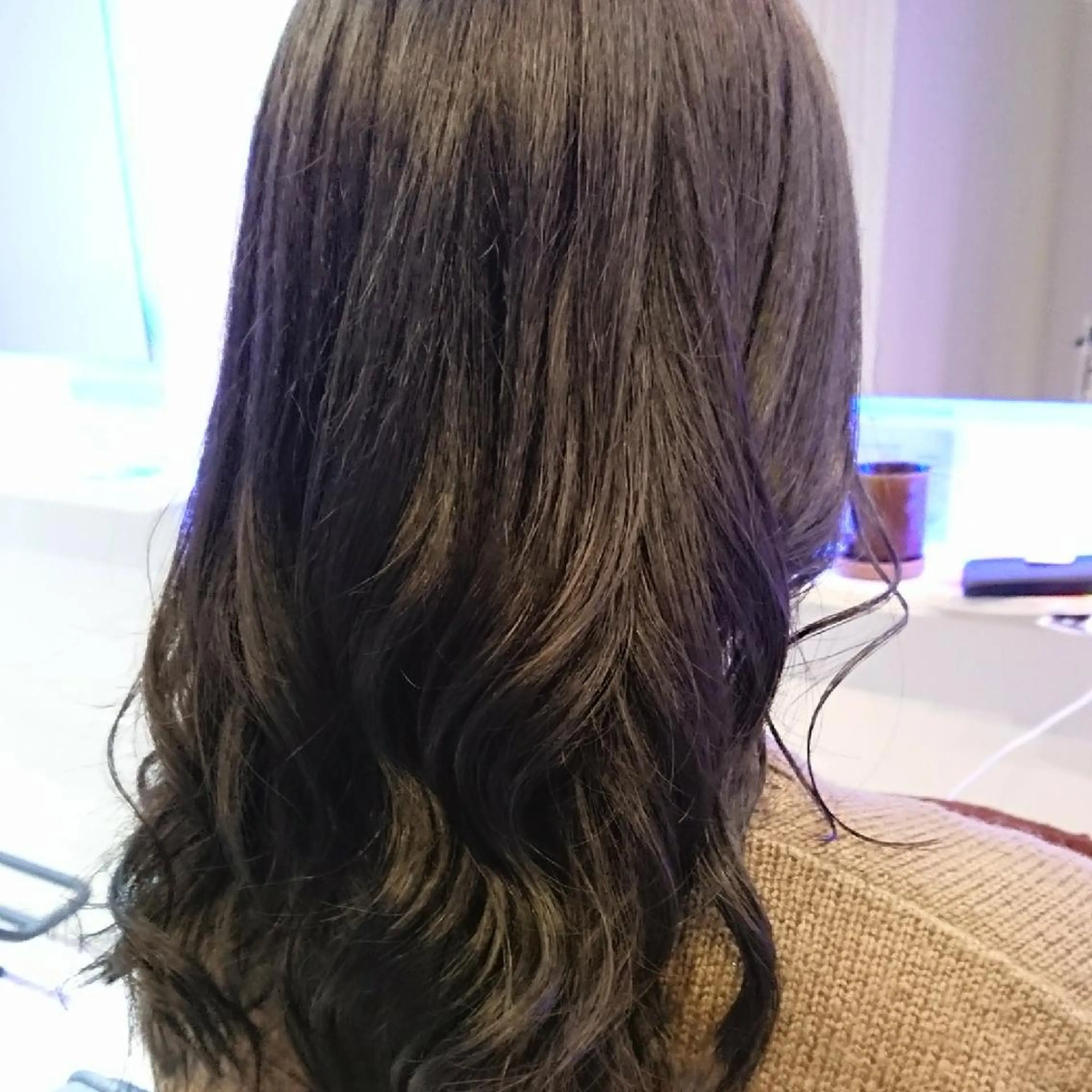 セミロング カラー ヘアアレンジ 小林 伸行のヘアスタイル